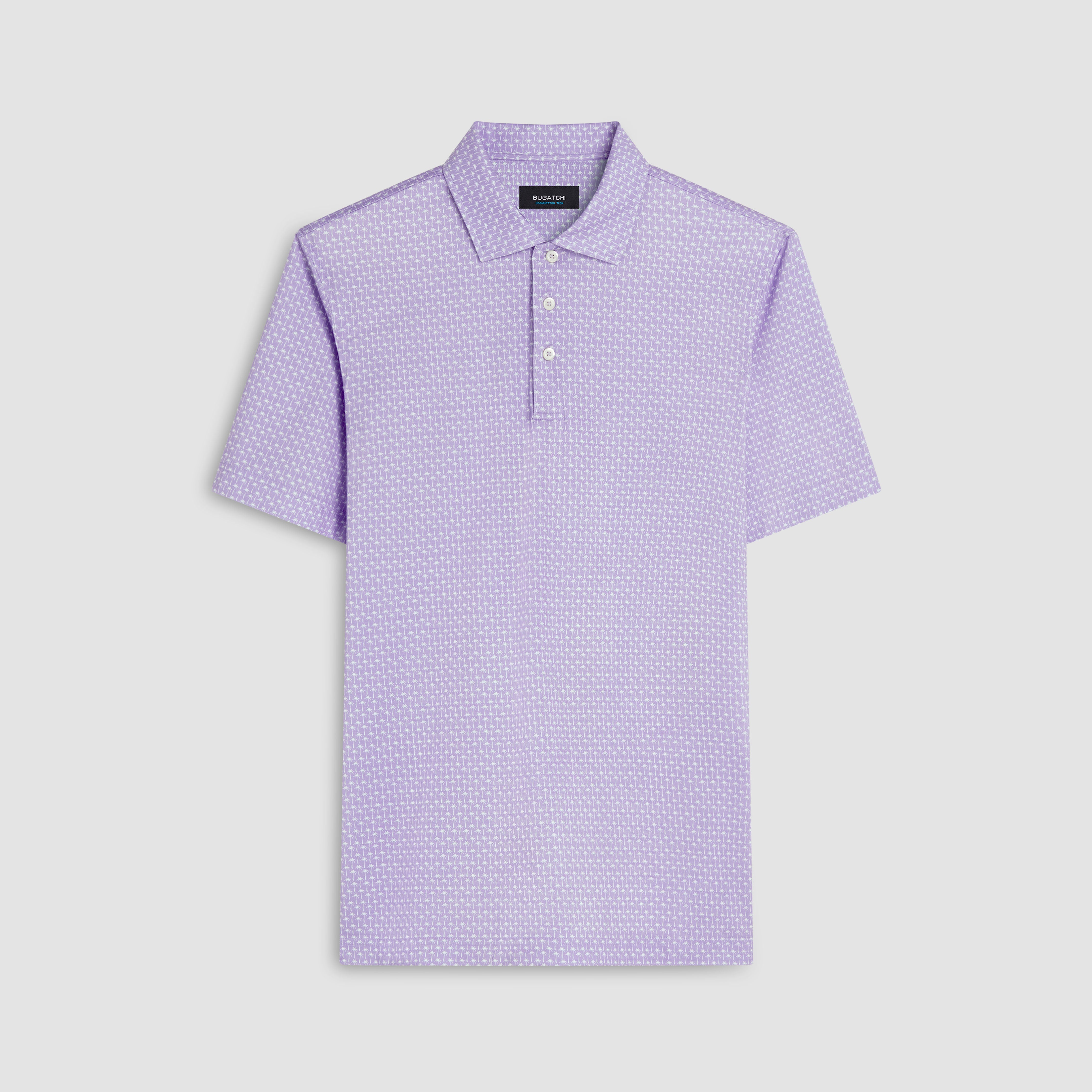 GOLF PRINT OOOHCOTTON POLO - LAVENDER main image 1