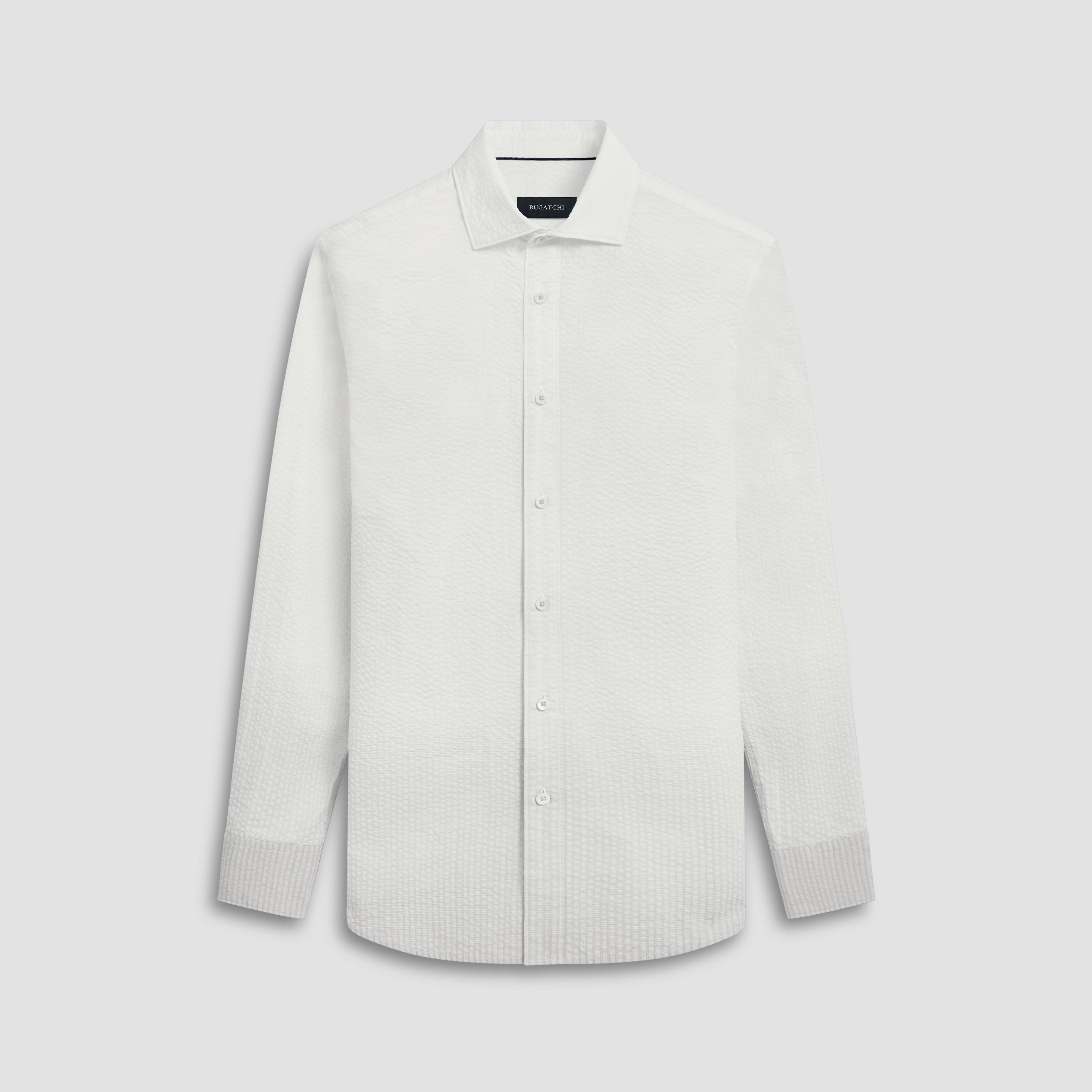 Bugatchi - SEERSUCKER DRAWSTRING - White