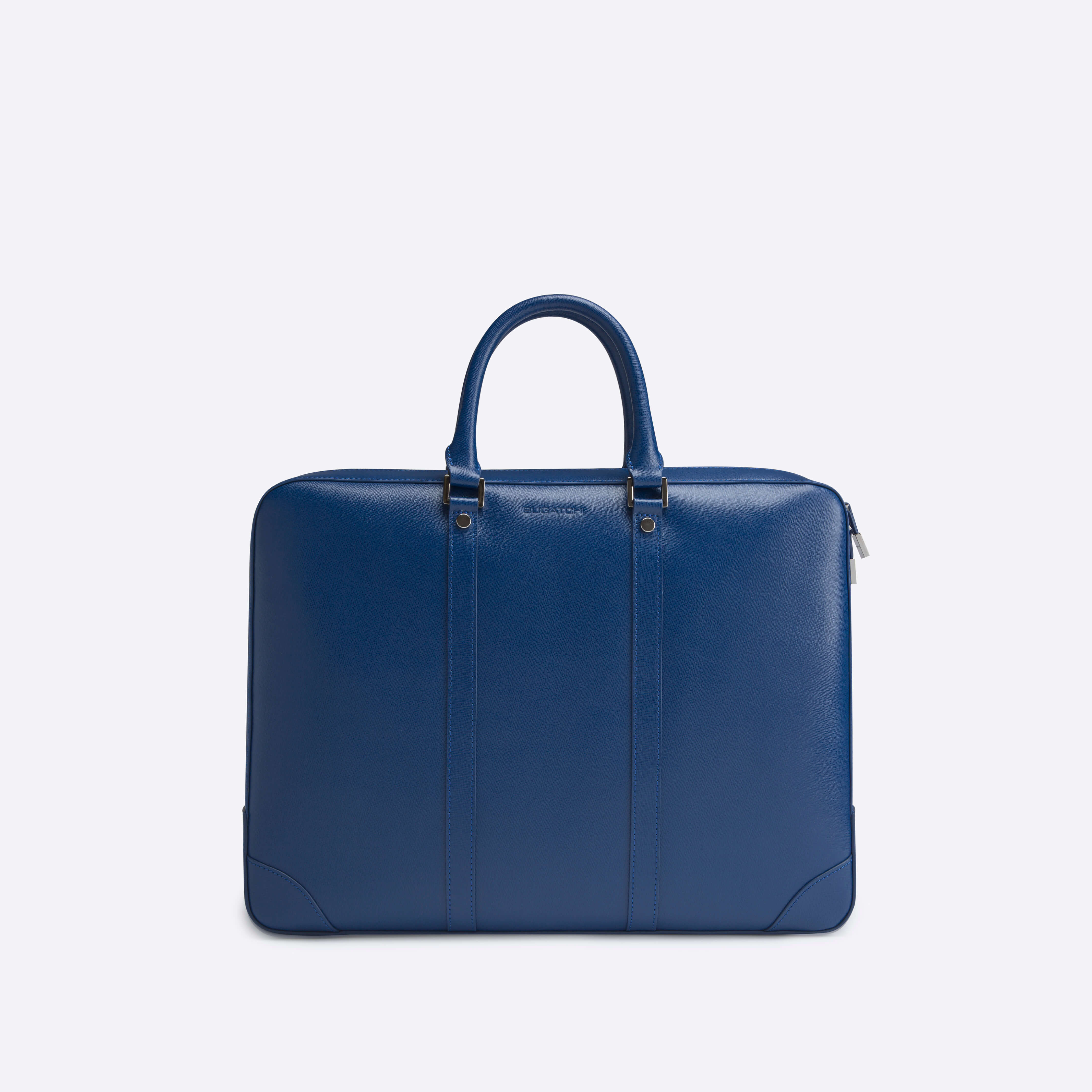 Saffiano Leather Briefcase – BUGATCHI - Main Image