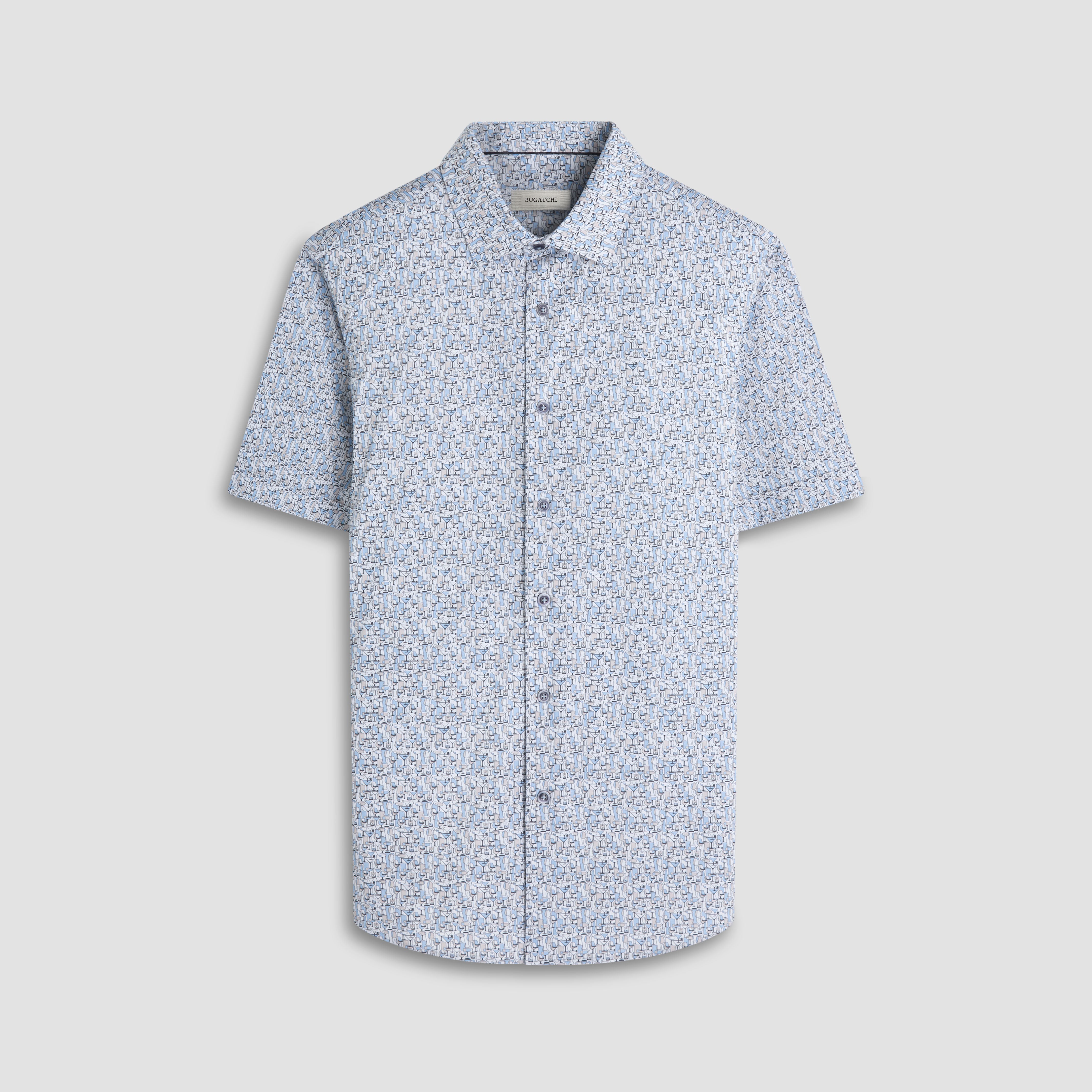Ooohcotton Miles SS Shirt - Air Blue