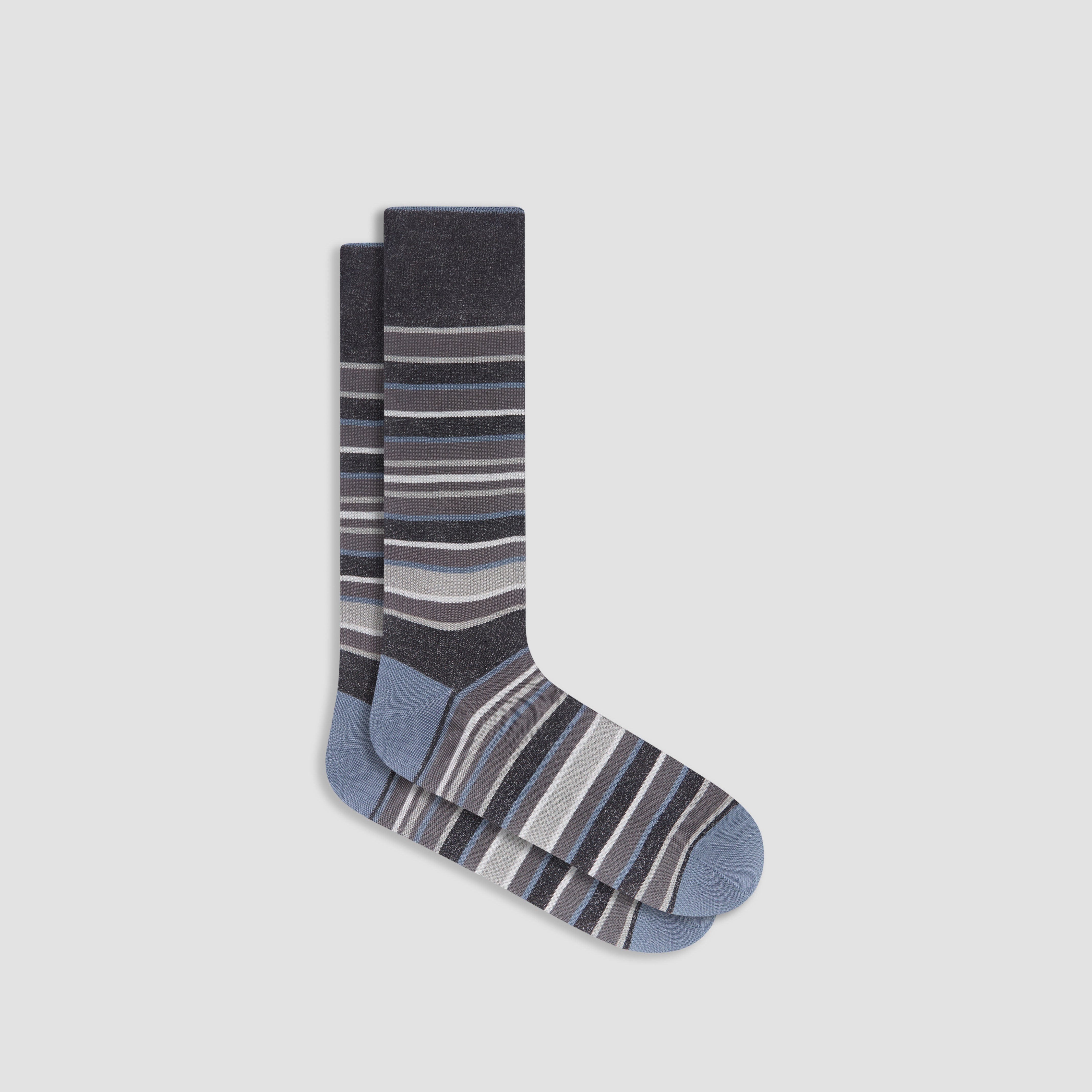 4 Bar Mid Calf Socks