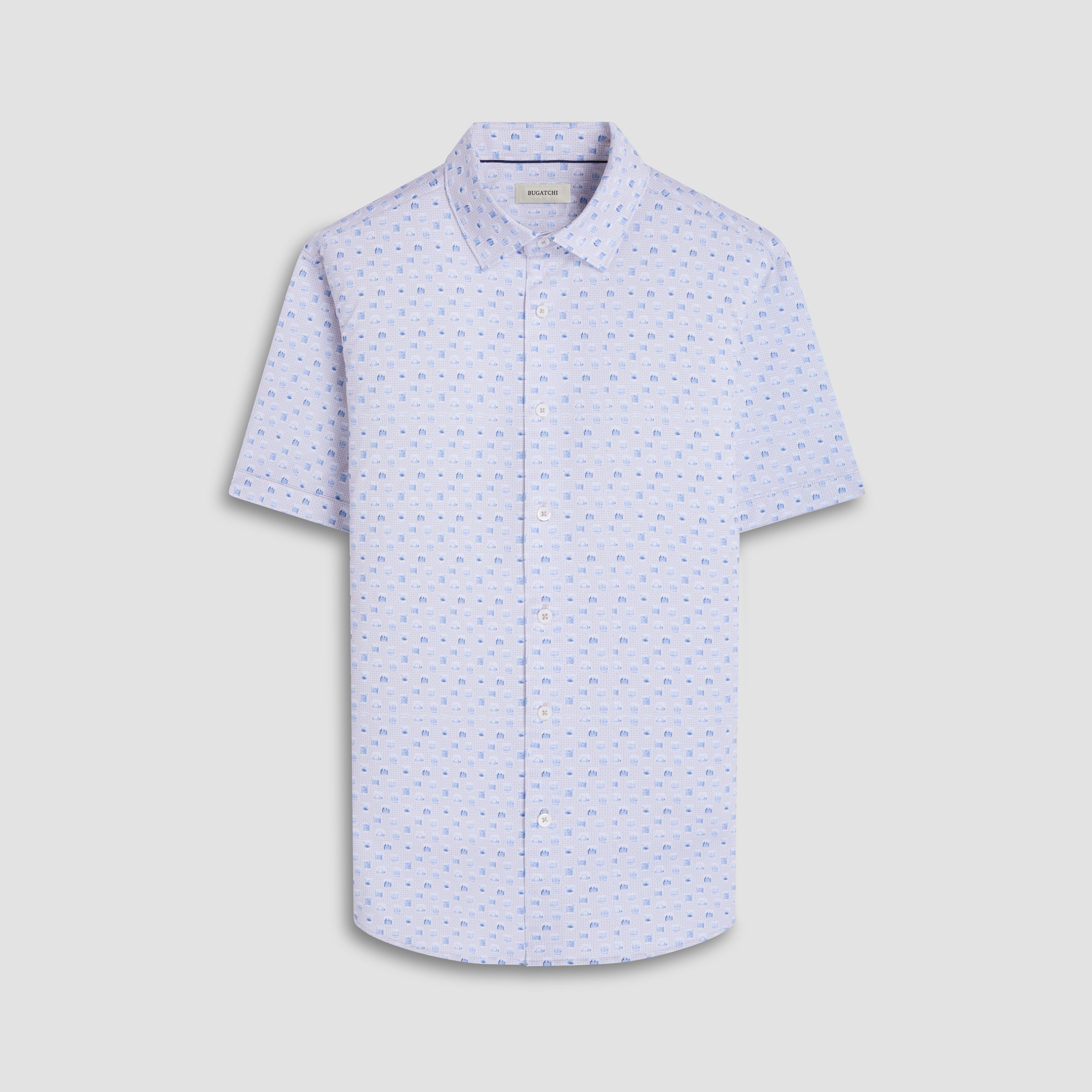 Miles OoohCotton® Melange Short-Sleeve Shirt - Sand