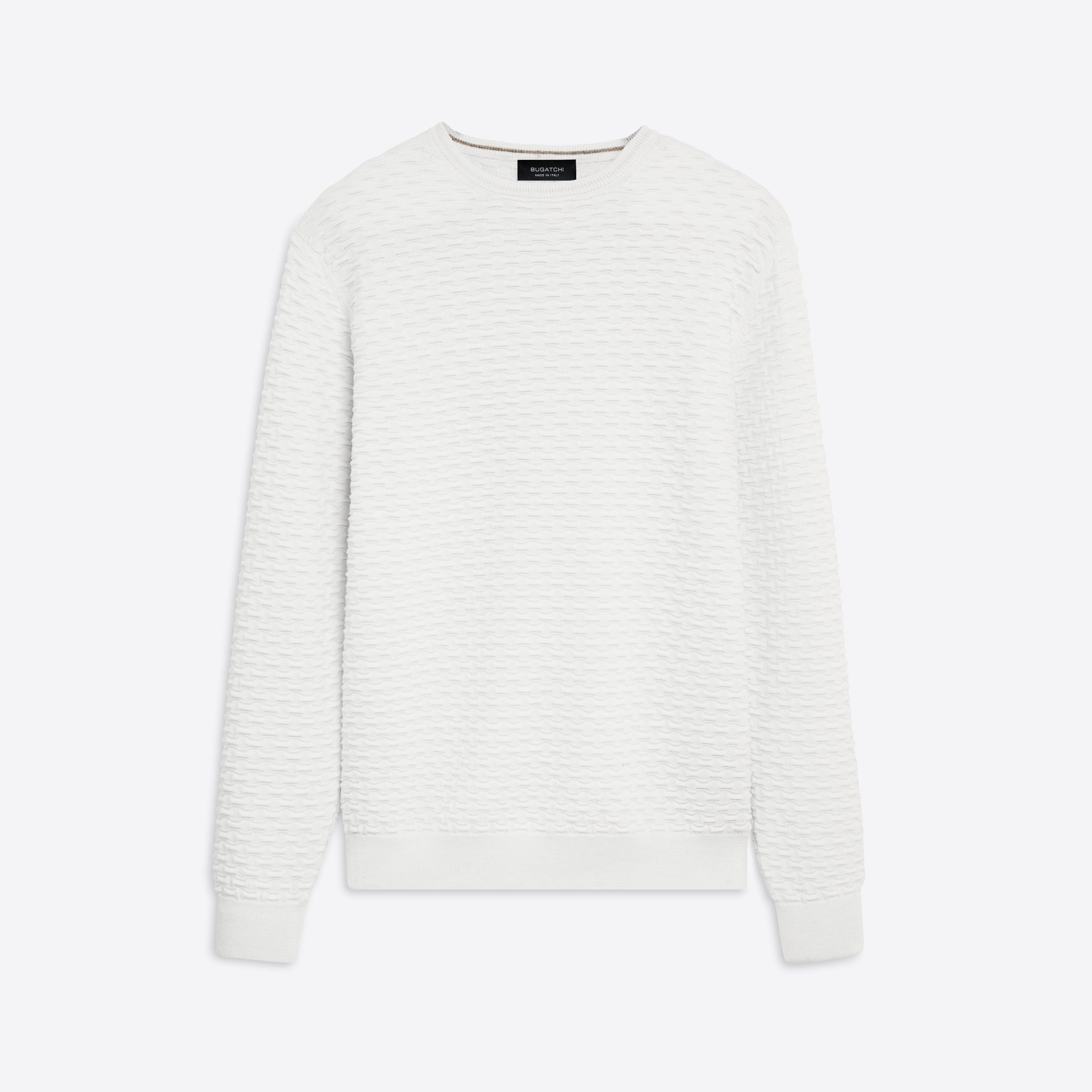 Bugatchi - S/S ORVILLE CREW NECK - Navy
