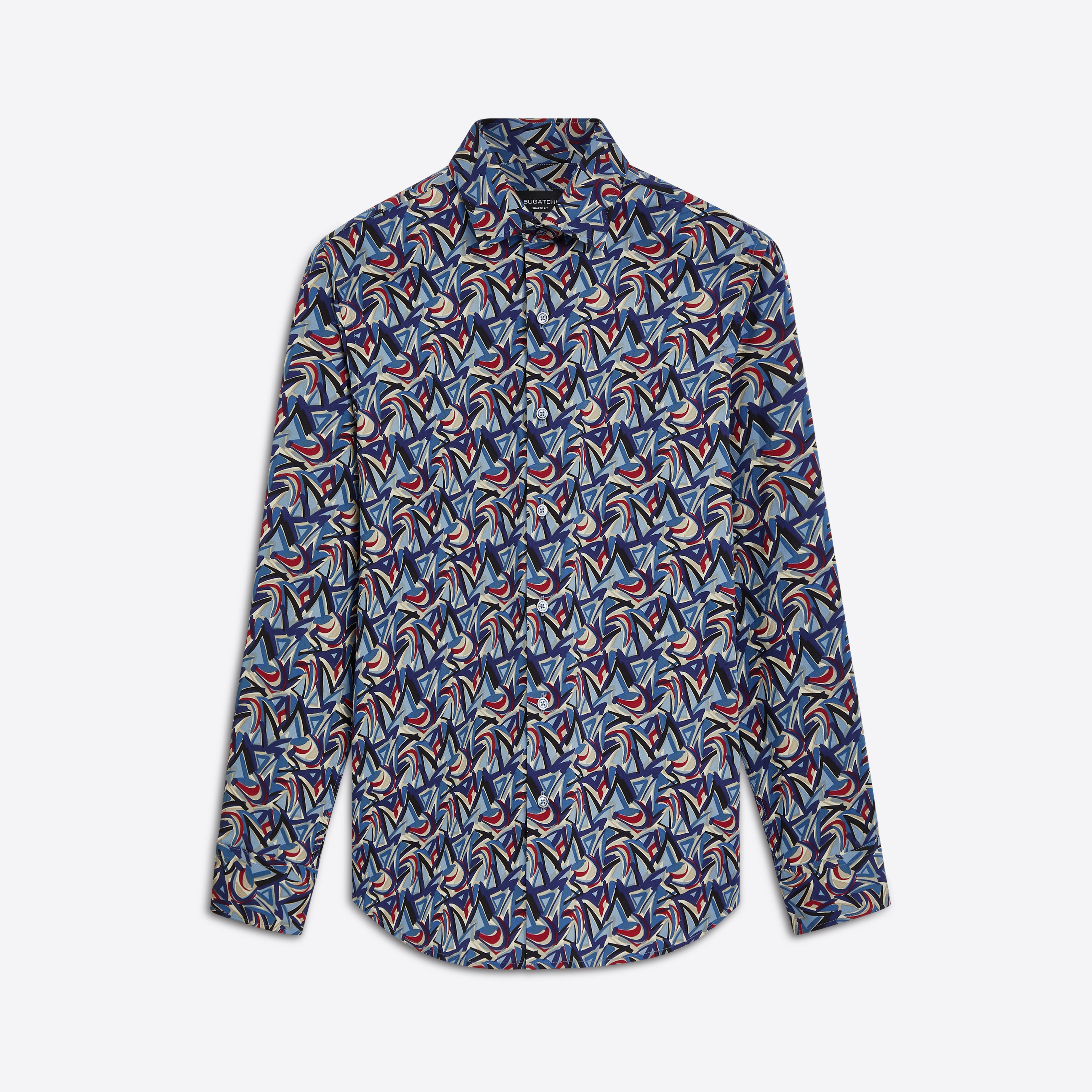 Bugatchi - JULIAN Abstract Shirt - Sky