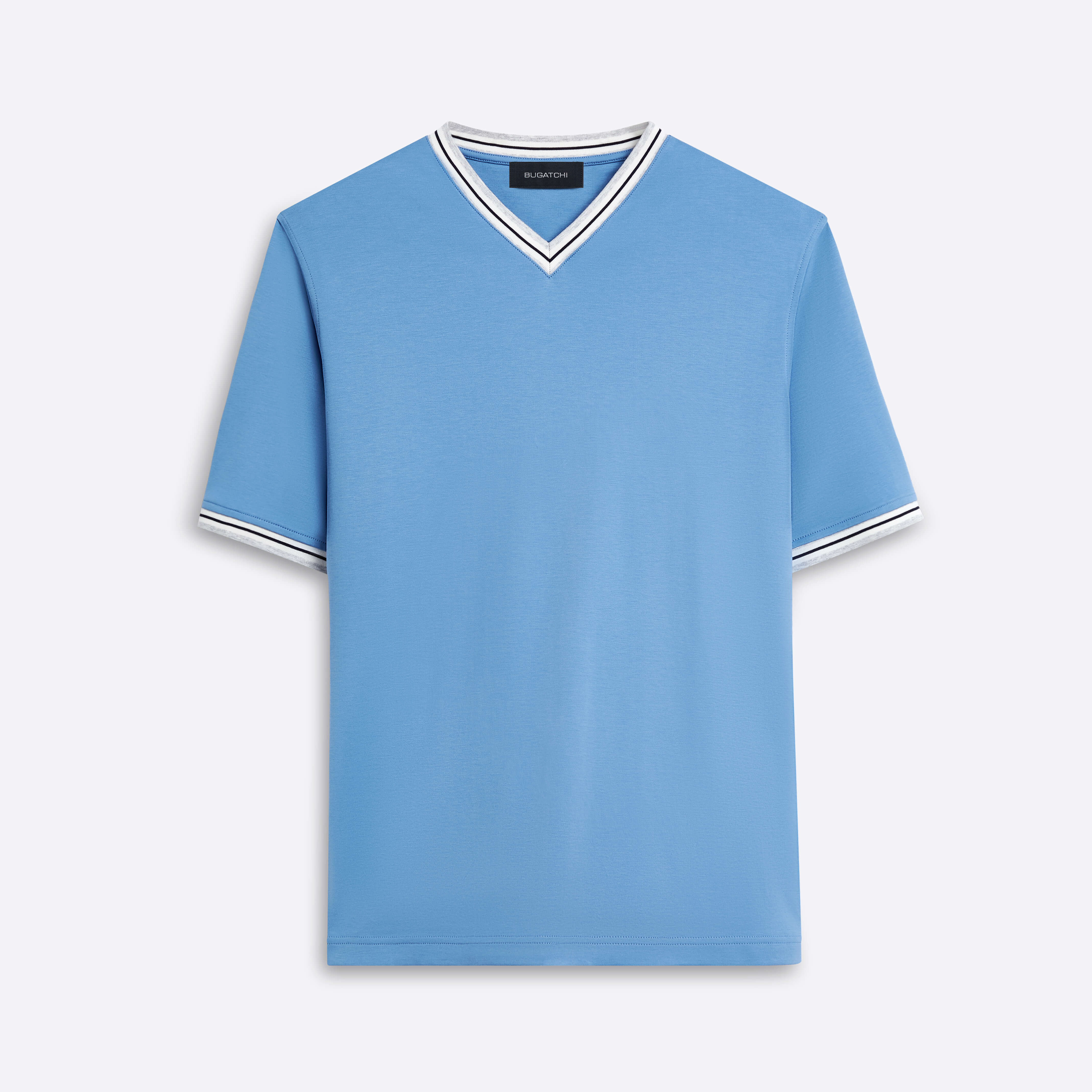 Bugatchi - Short Sleeve Crew Neck T-Shirt - Black