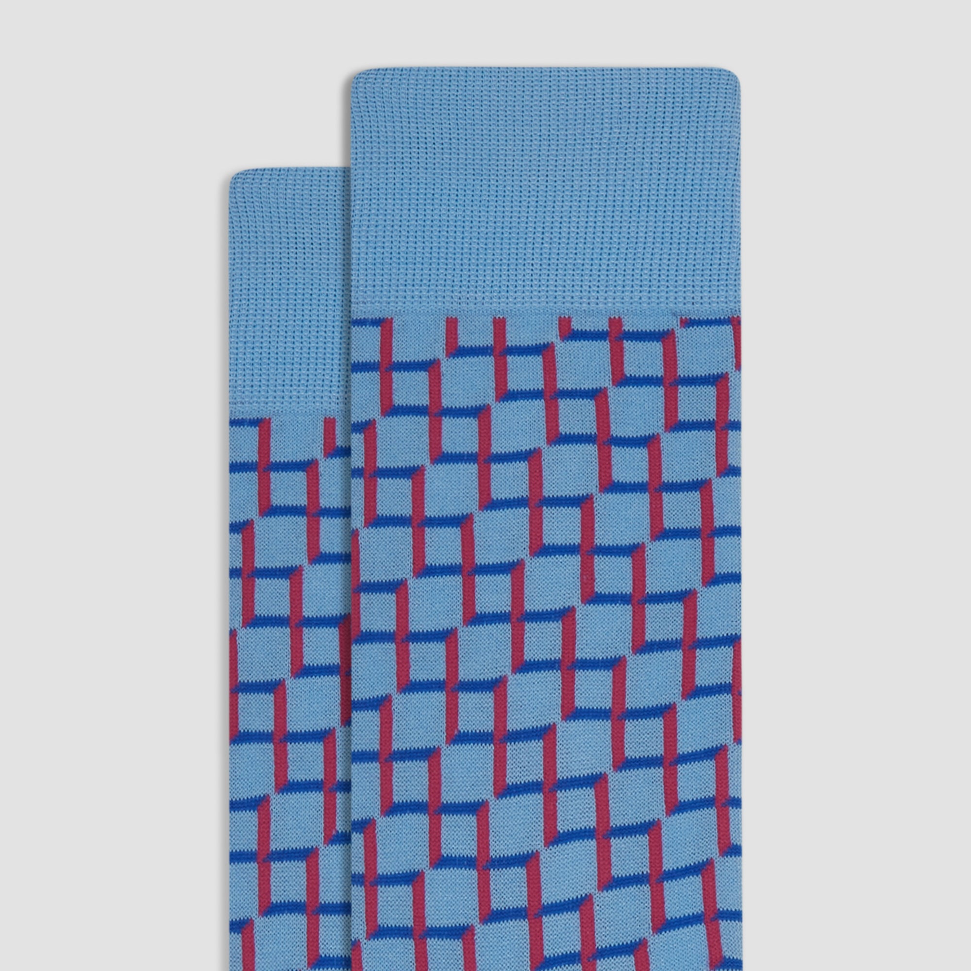 Geometric Mid-Calf Socks