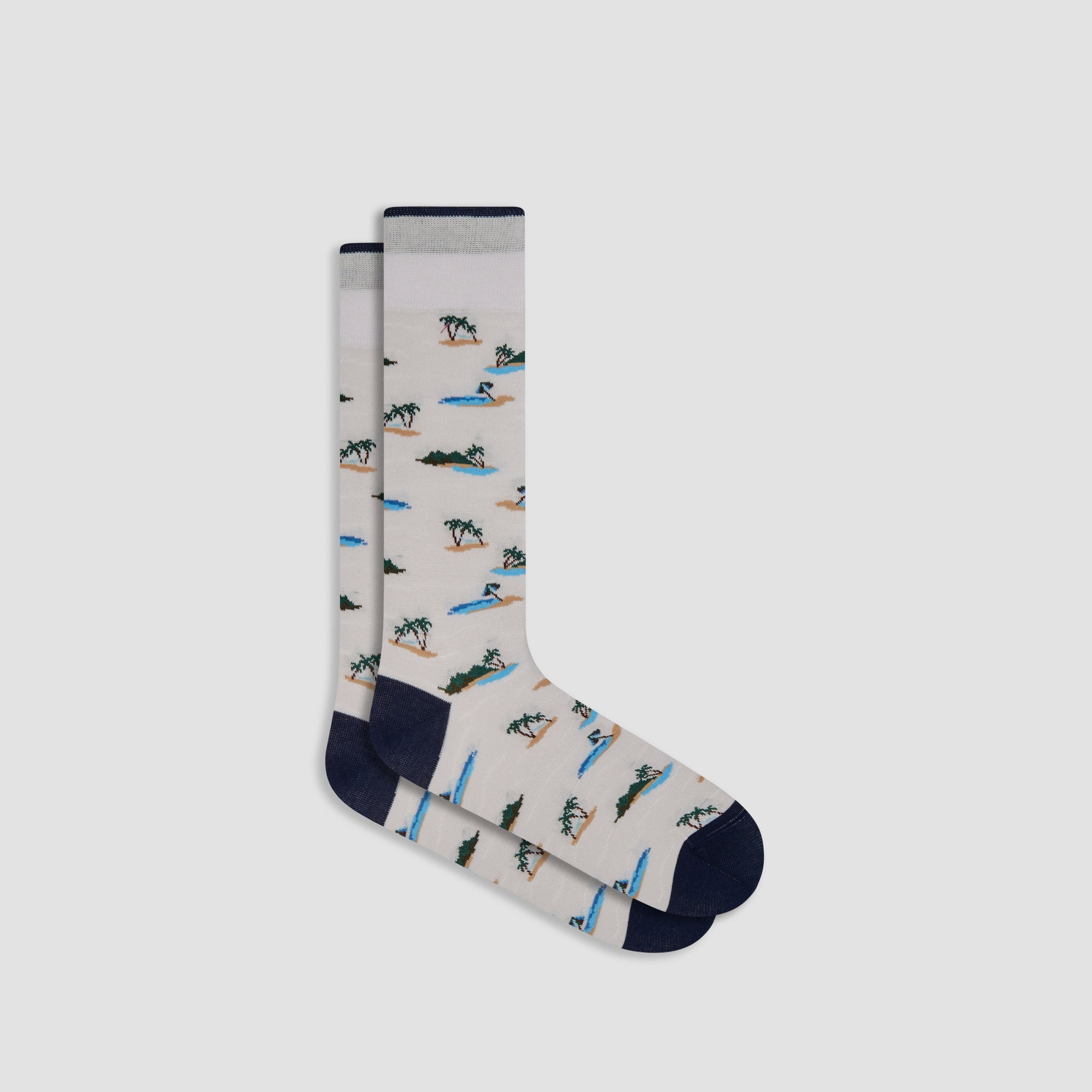 Tiny Island Mid-Calf Socks