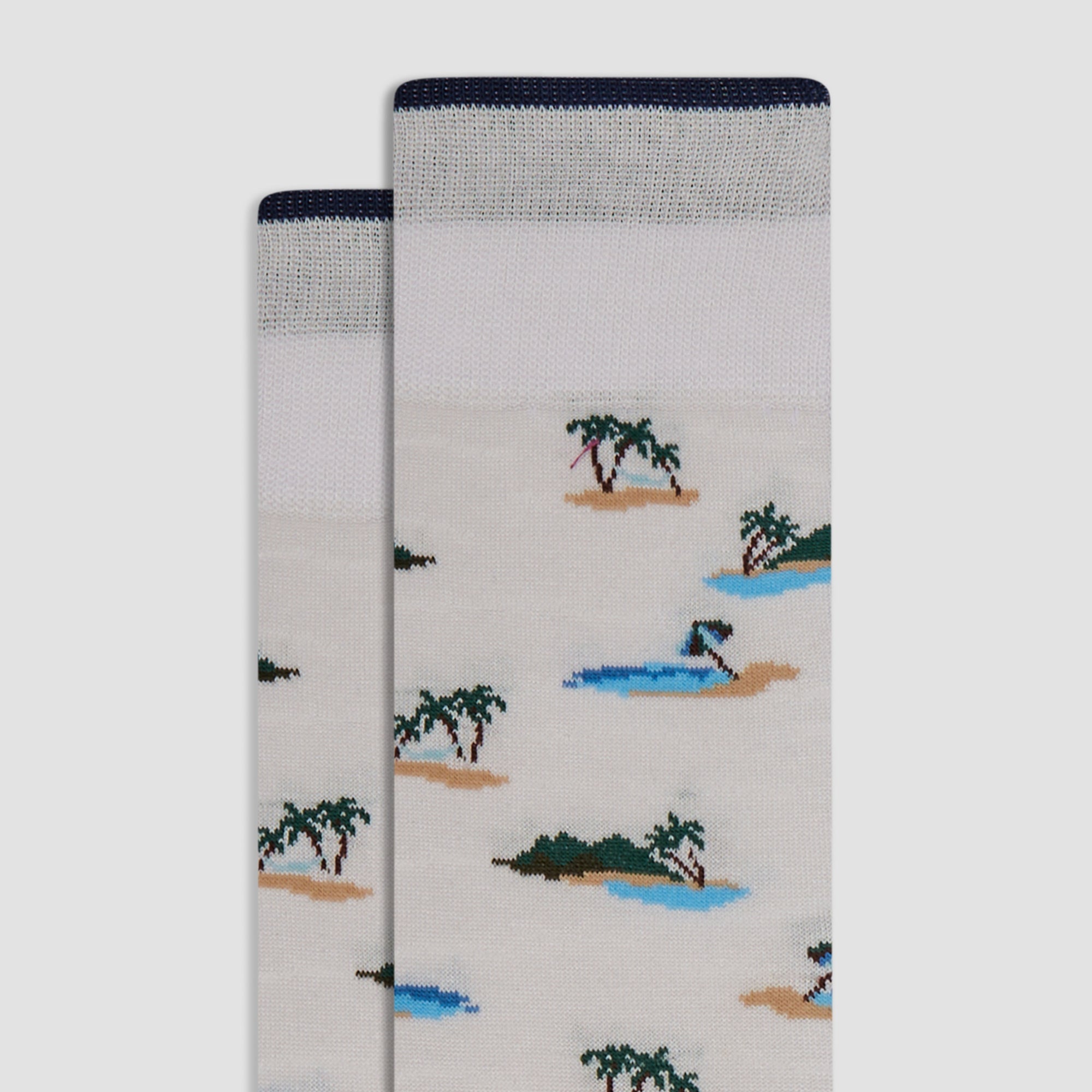 Tiny Island Mid-Calf Socks