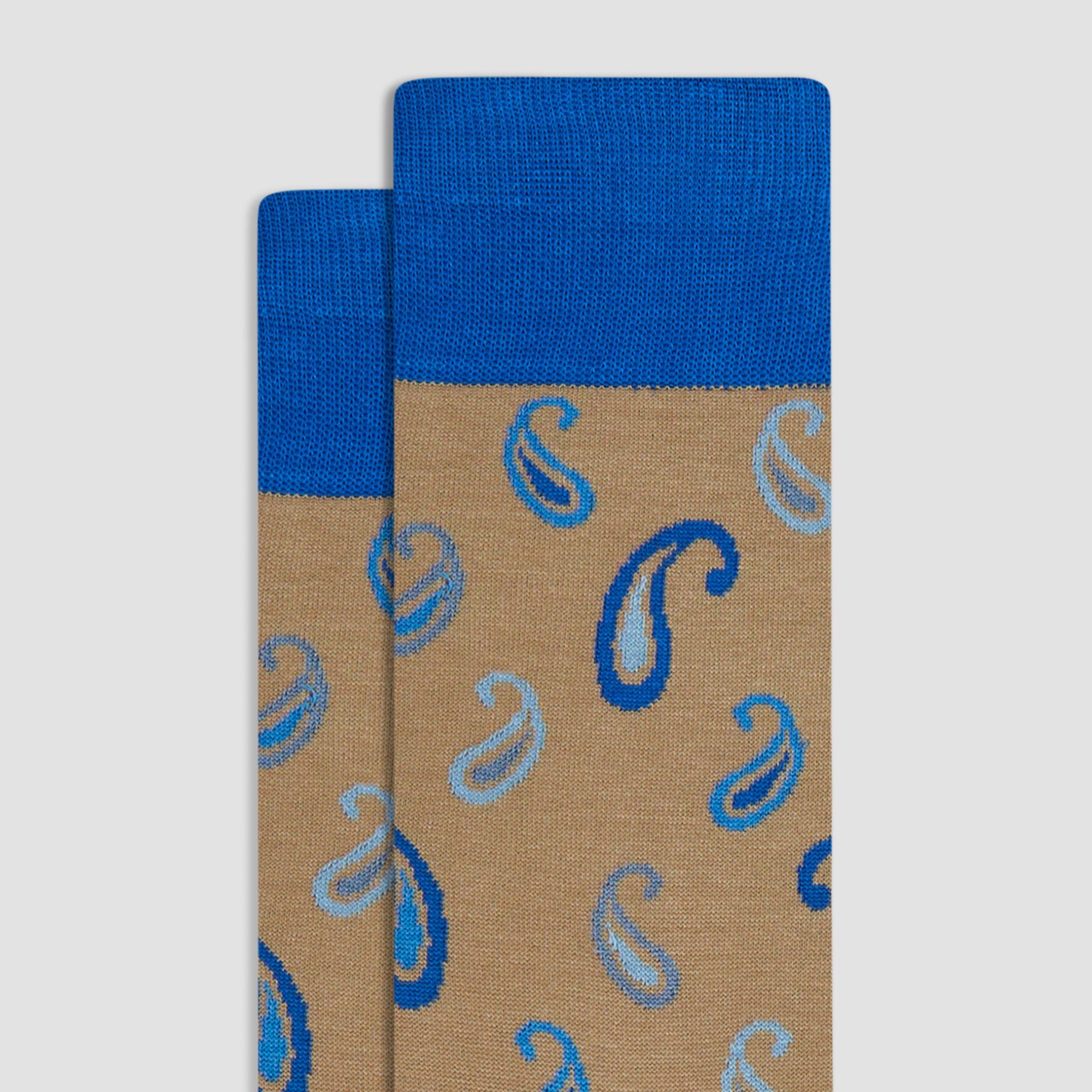 Paisley Mid-Calf Socks