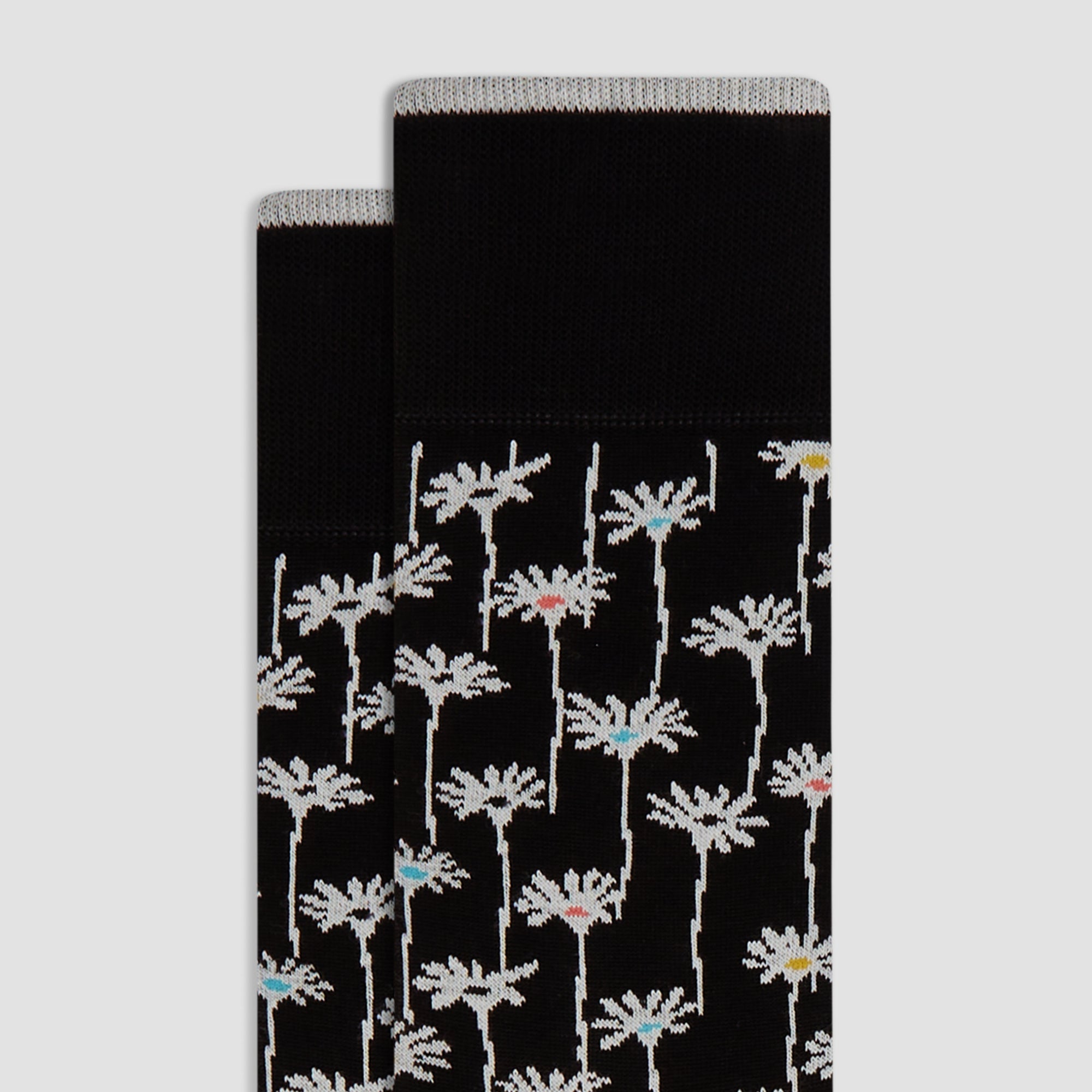 Floral Mid-Calf Socks