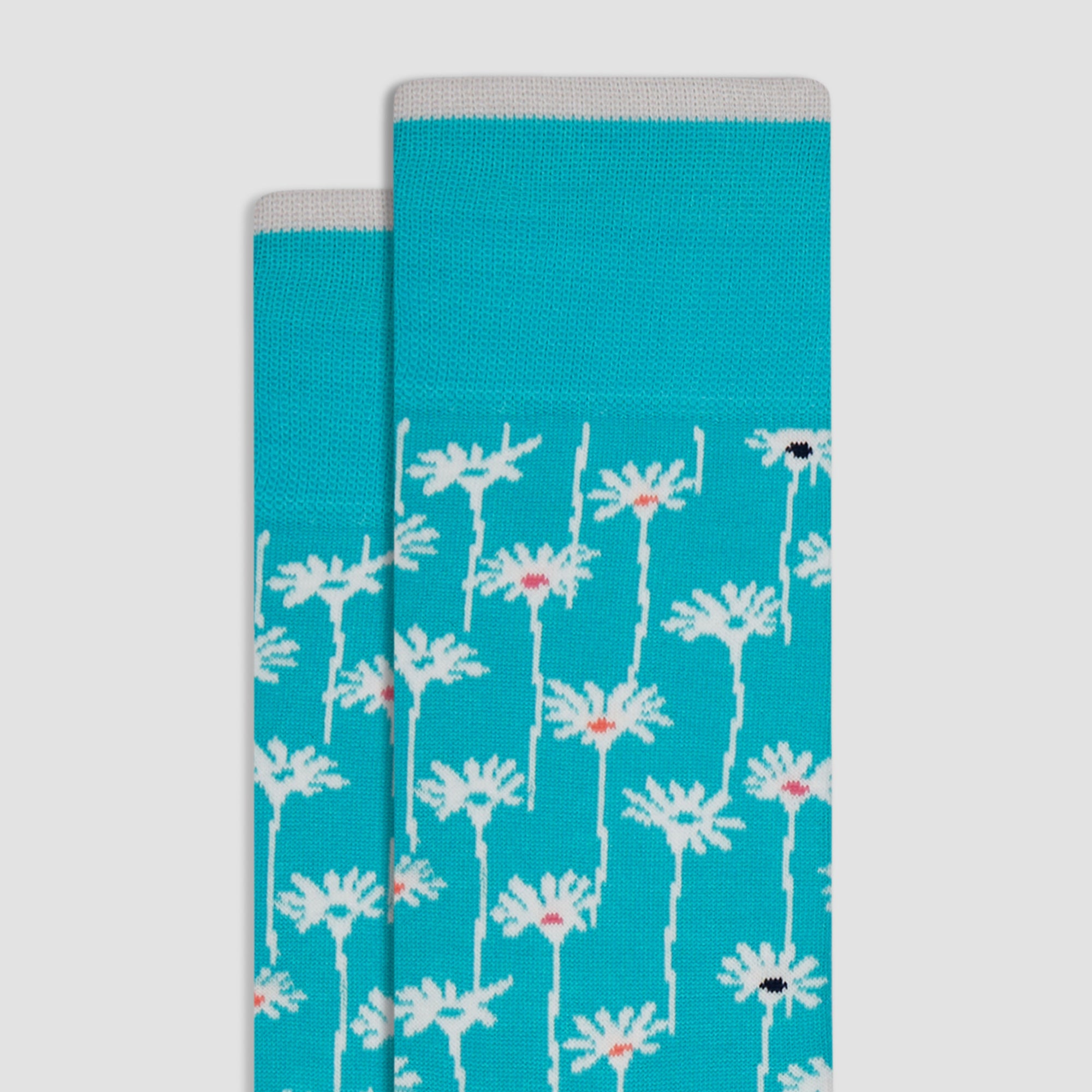 Floral Mid-Calf Socks