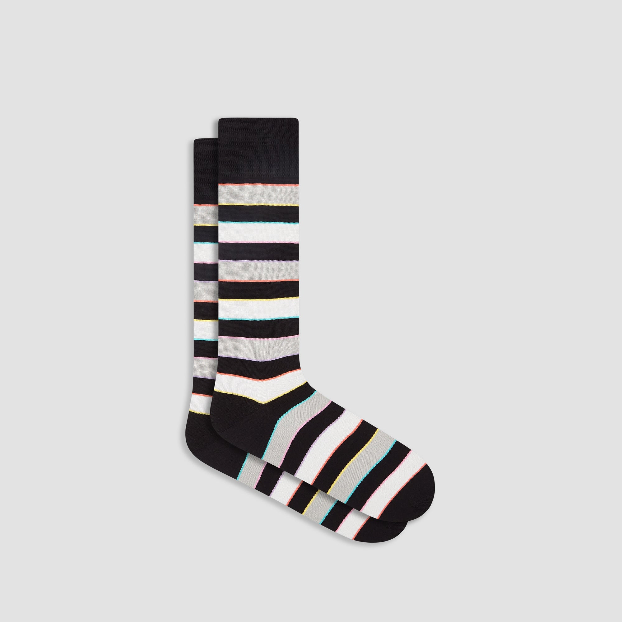 Striped Mid-Calf Socks