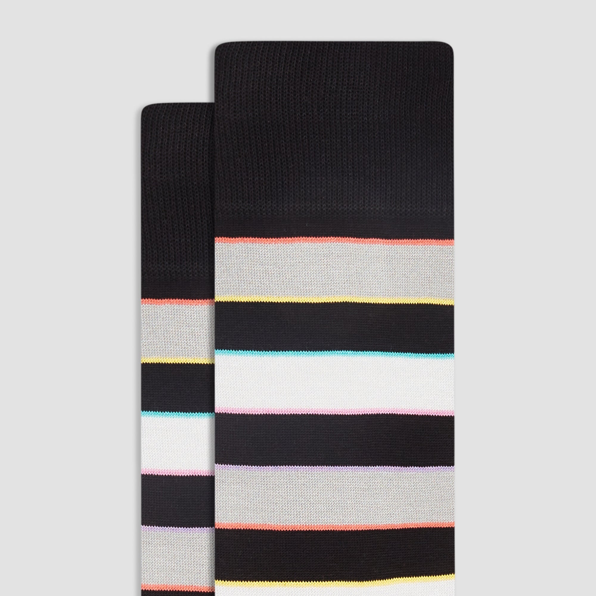 Striped Mid-Calf Socks