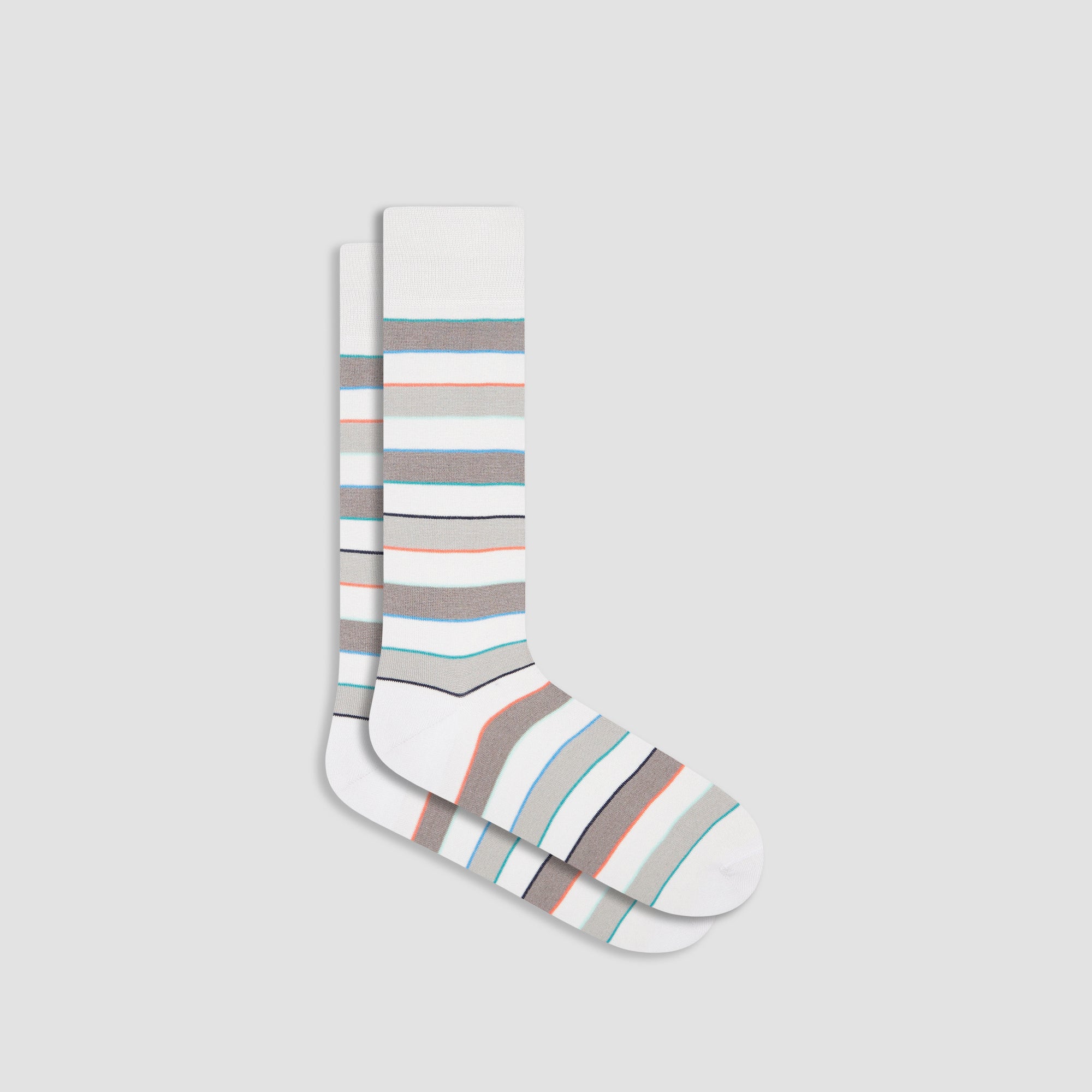 Striped Mid-Calf Socks