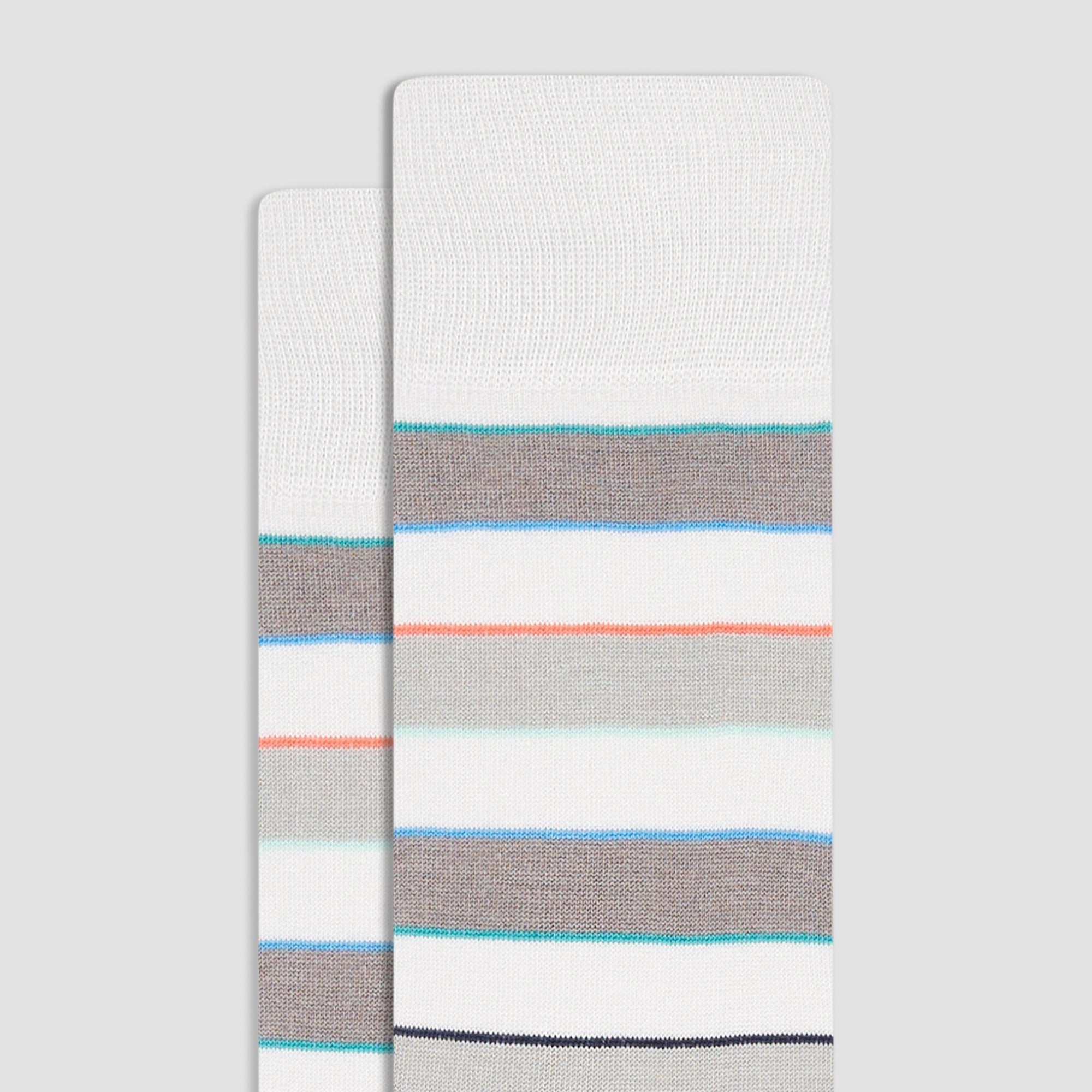 Striped Mid-Calf Socks