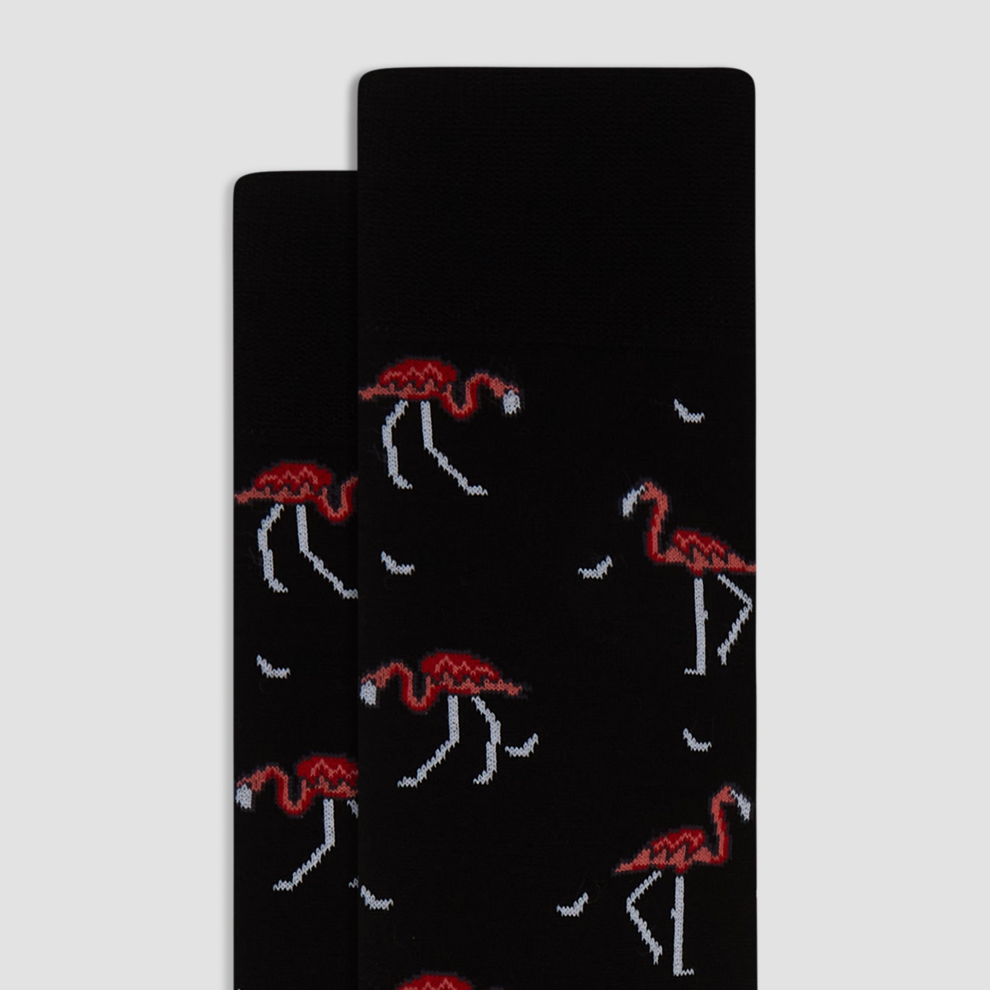 Red Flamingos Mid-Calf Socks