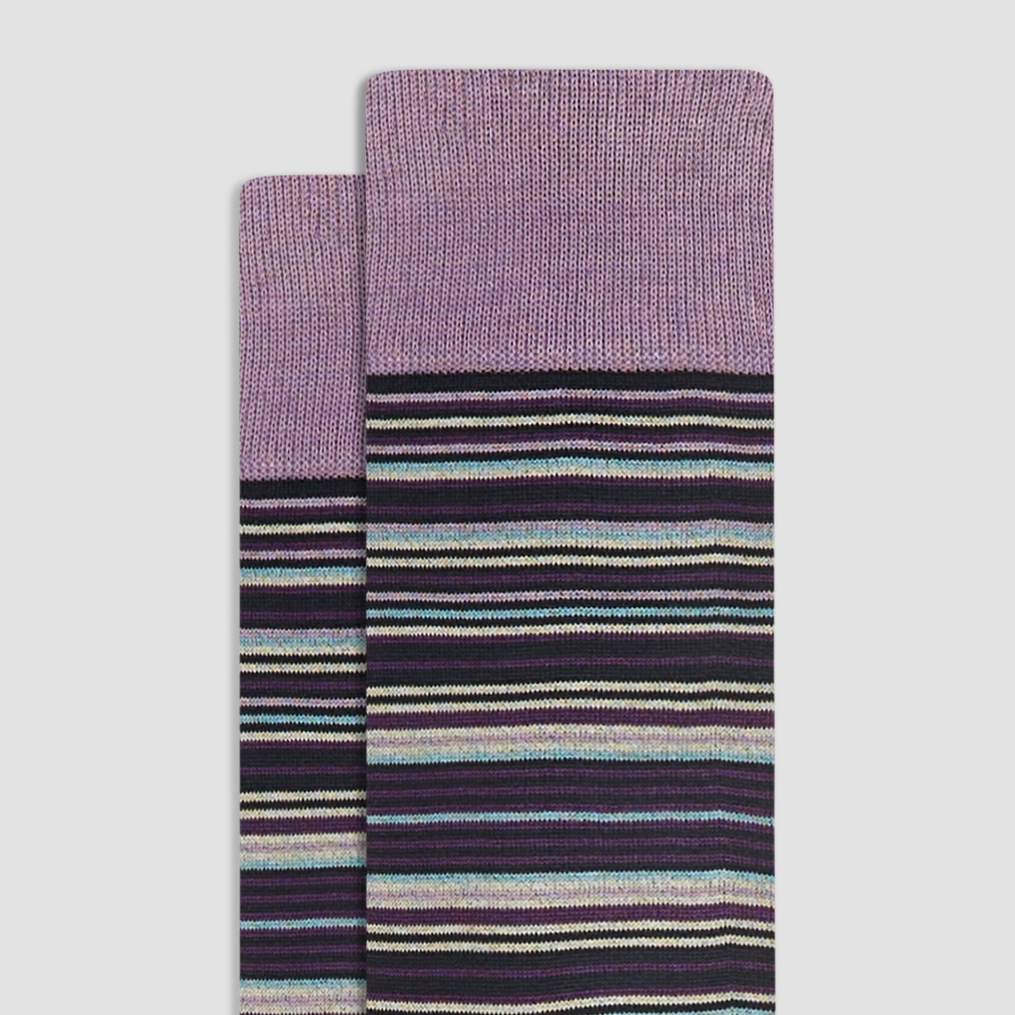 Striped Mid-Calf Socks