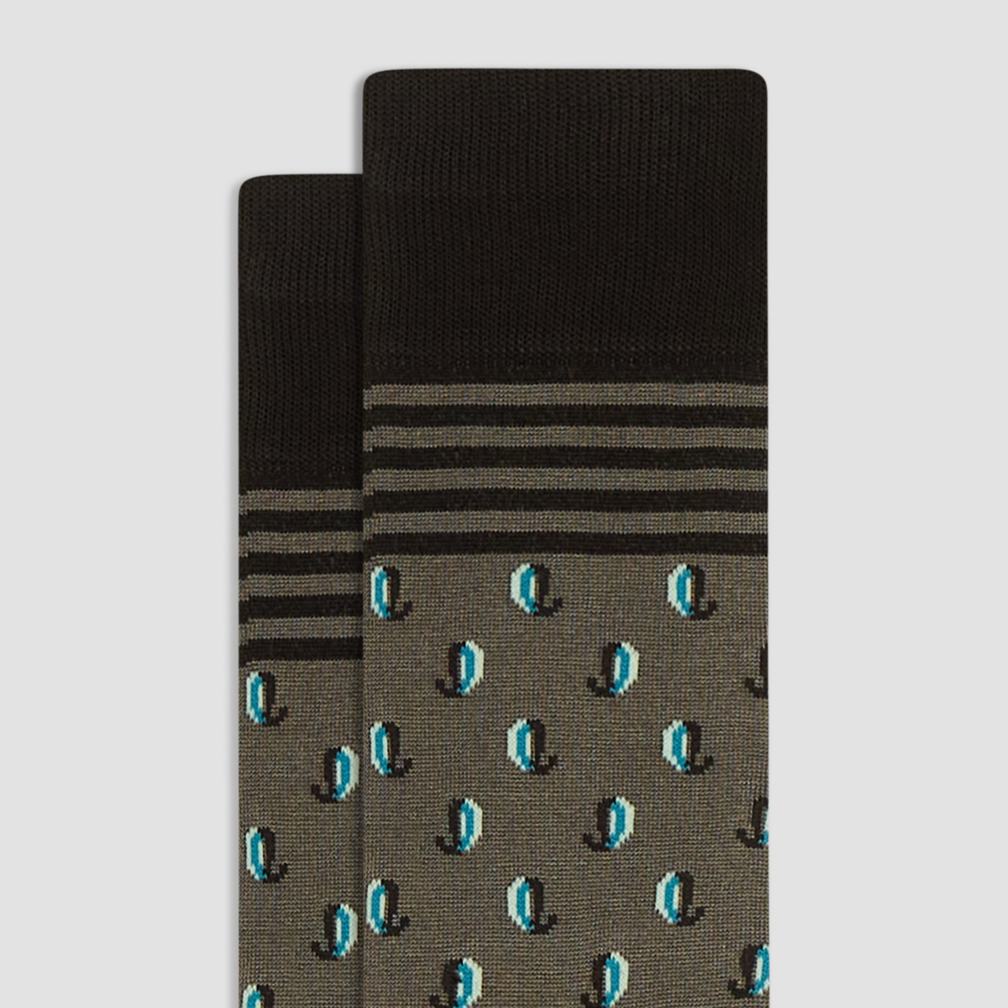 Paisley Mid-Calf Socks