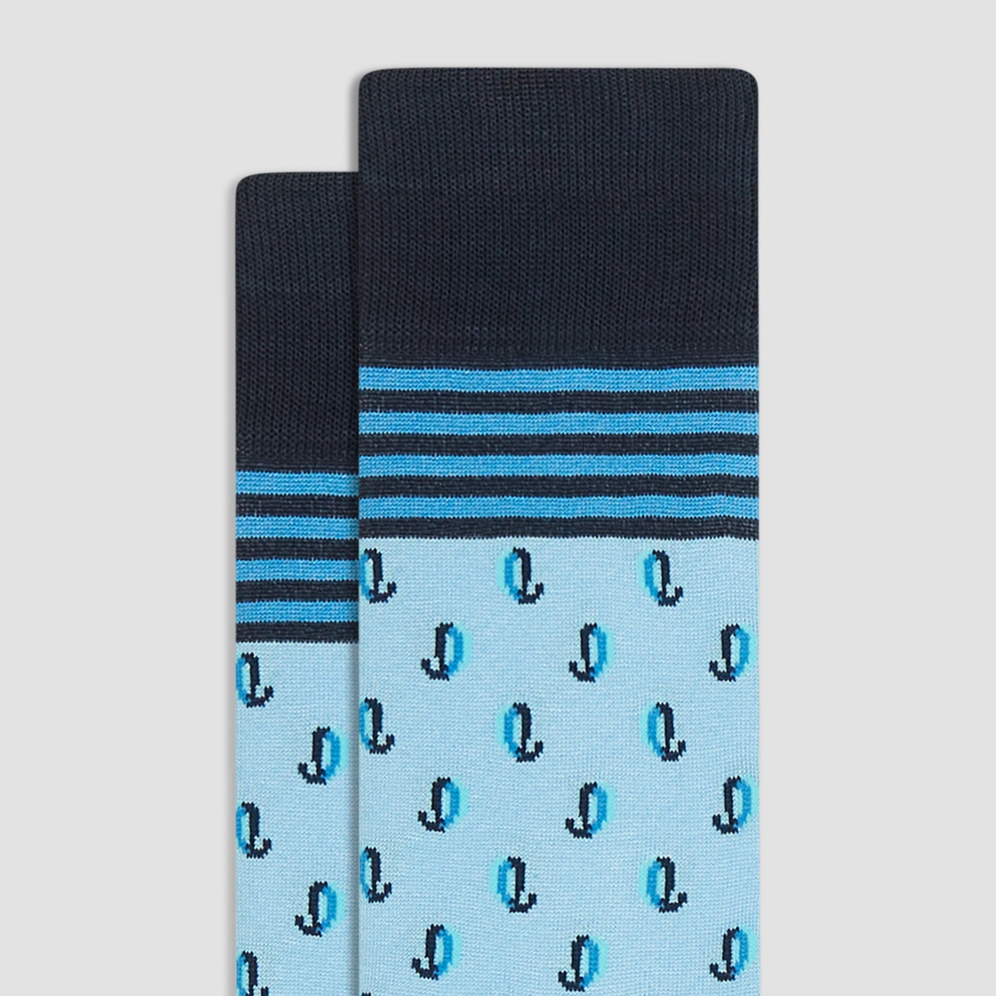 Paisley Mid-Calf Socks