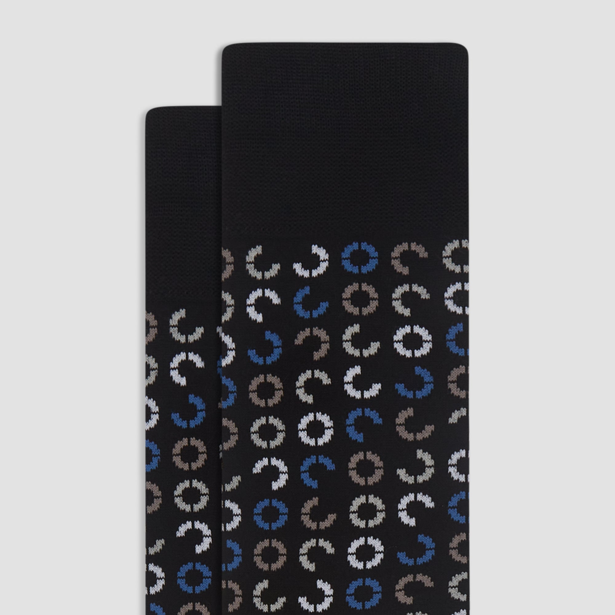 Geometric Mid-Calf Socks