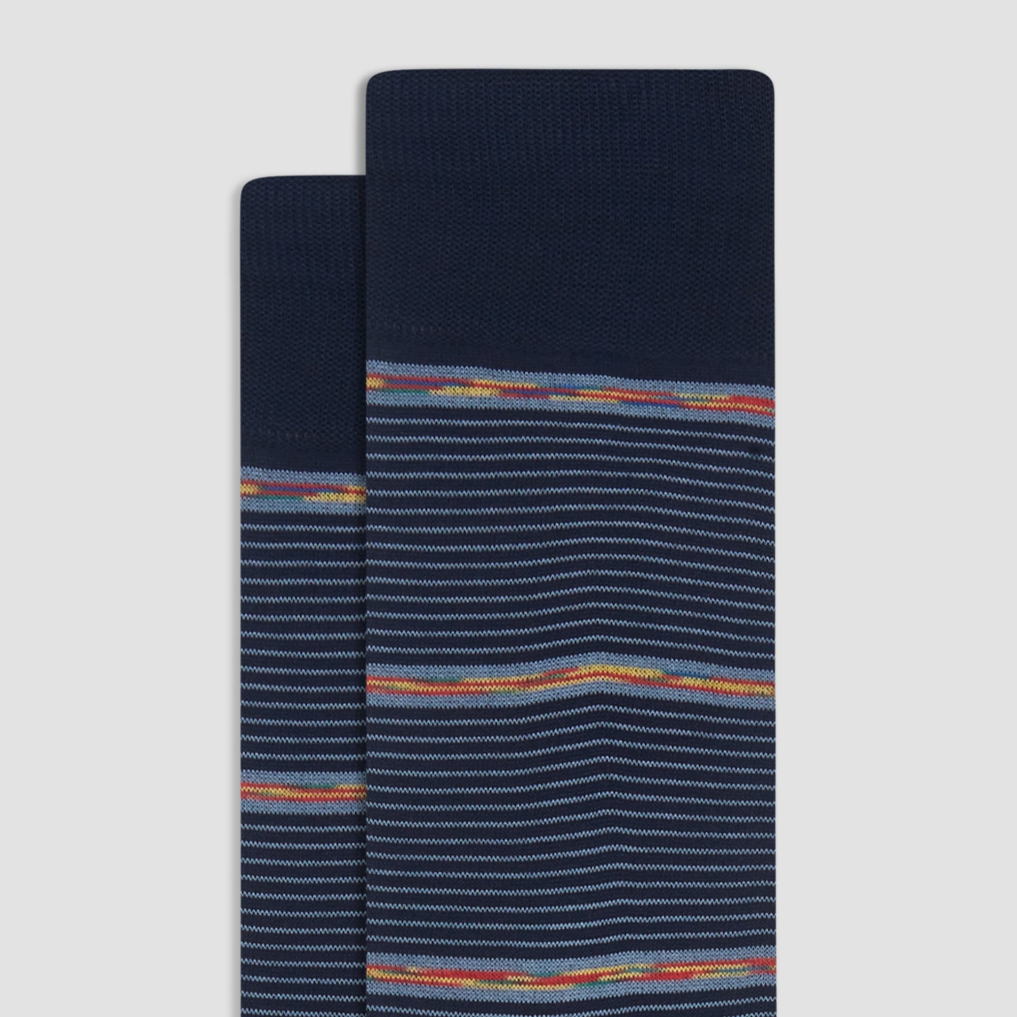 Striped Mid-Calf Socks