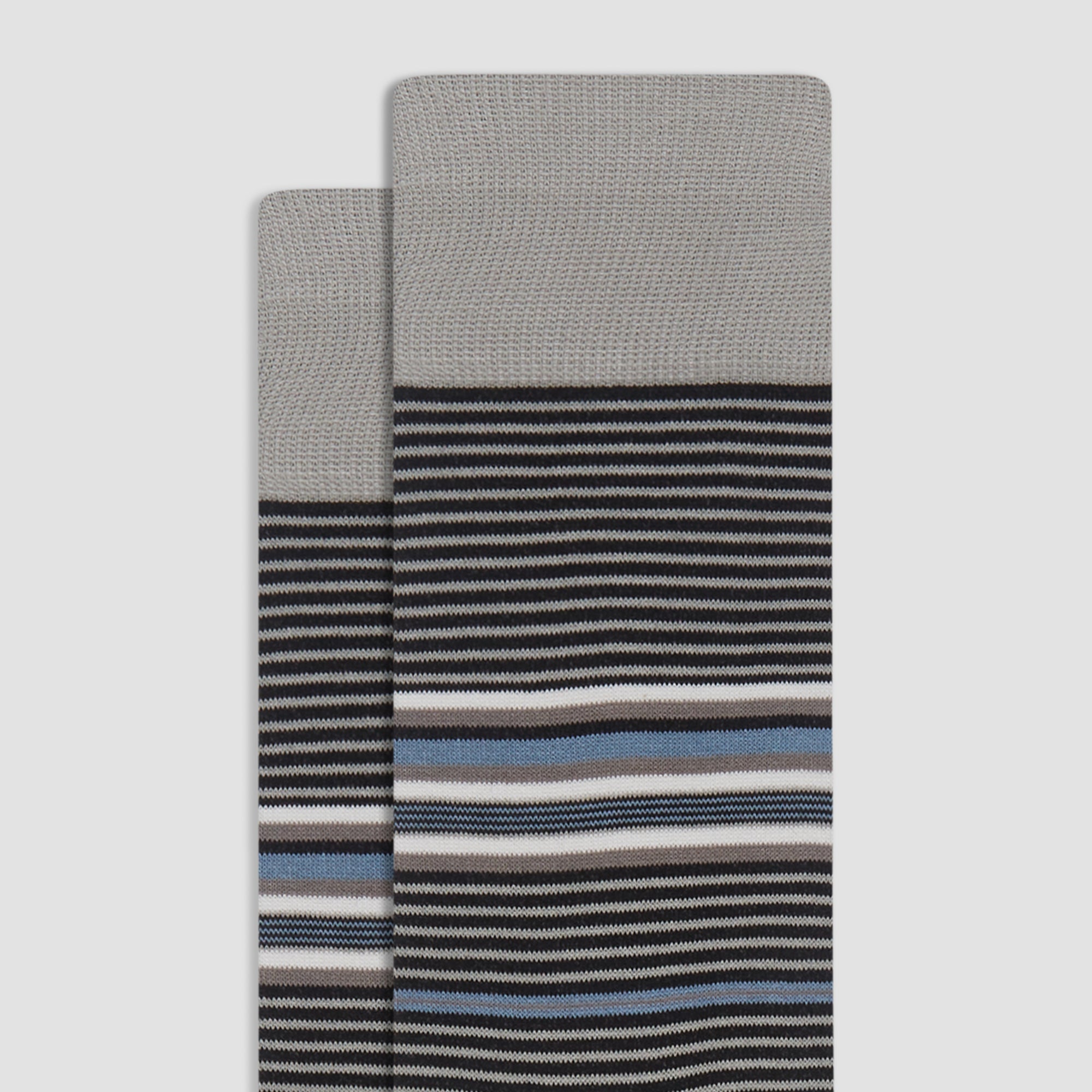 Striped Mid-Calf Socks