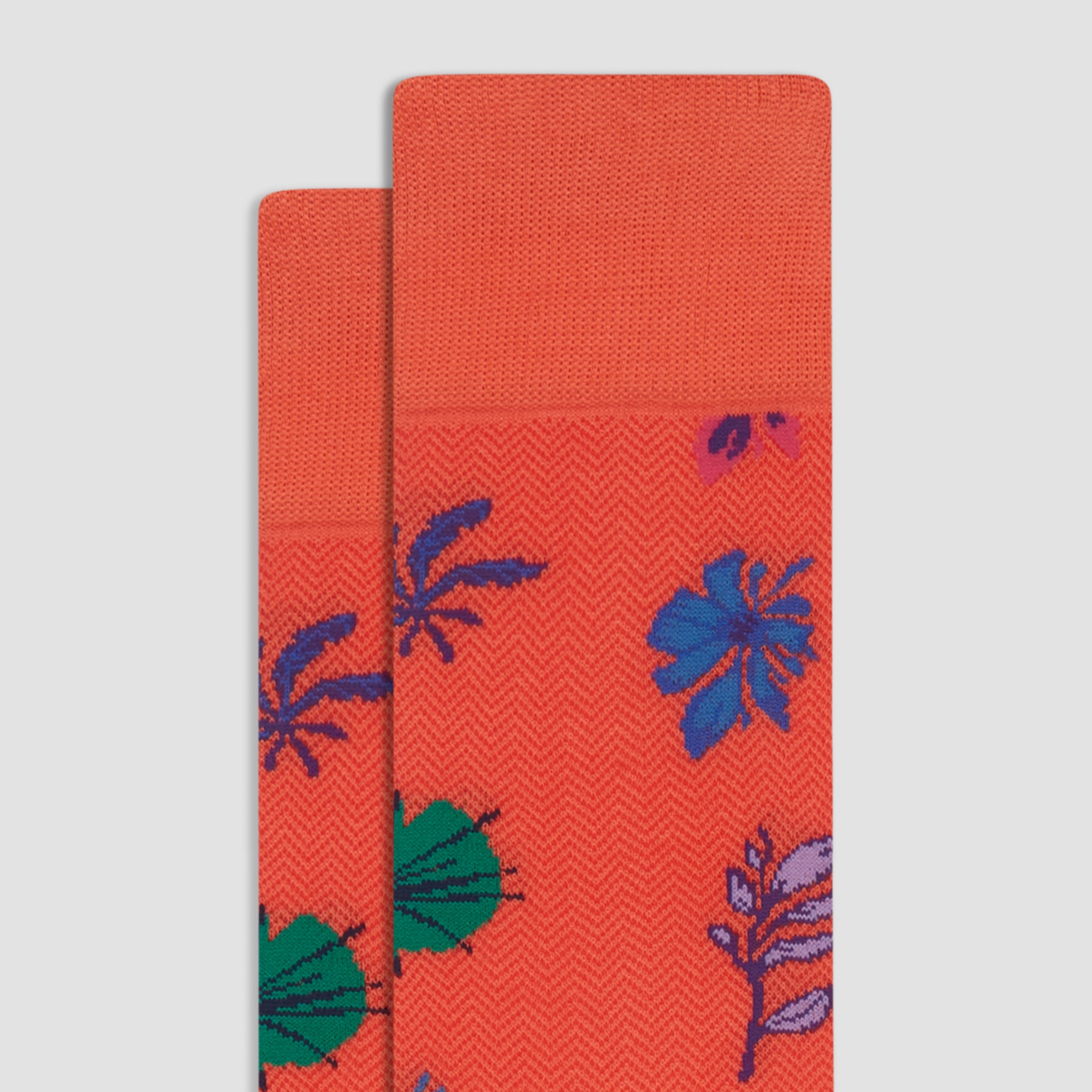 Floral Mid-Calf Socks