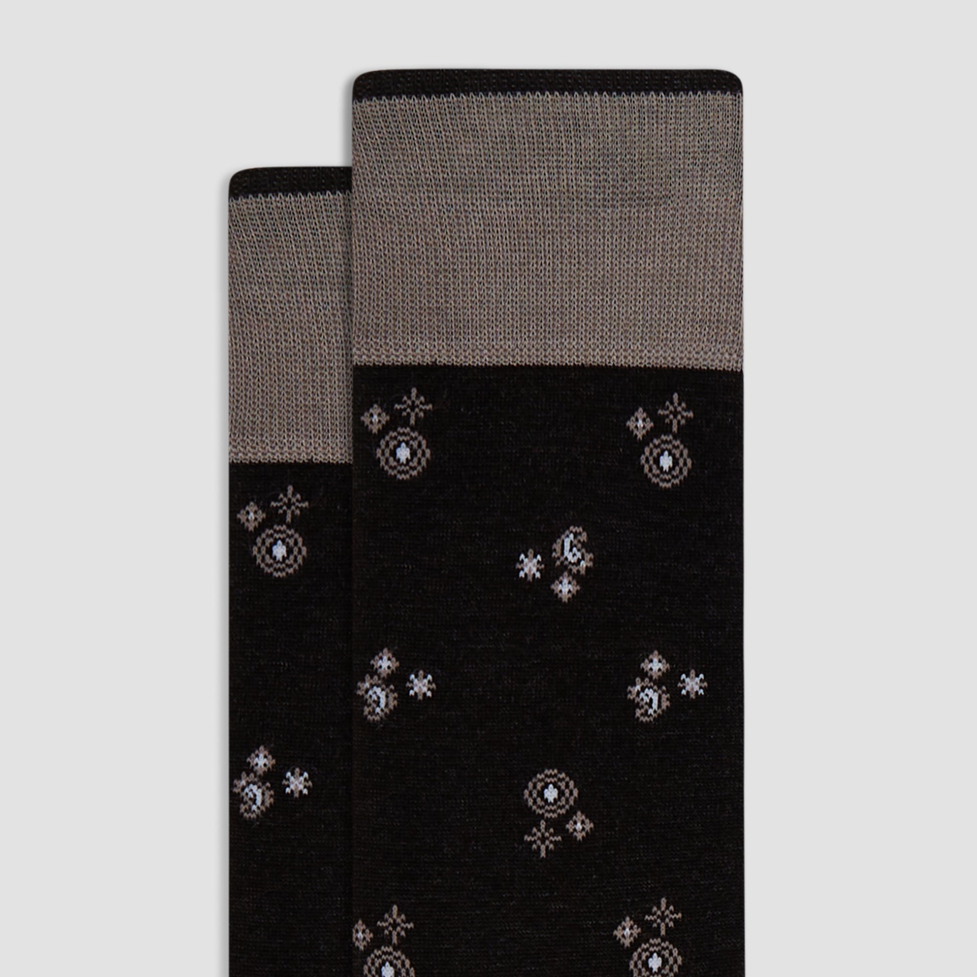 Abstract Mid-Calf Socks