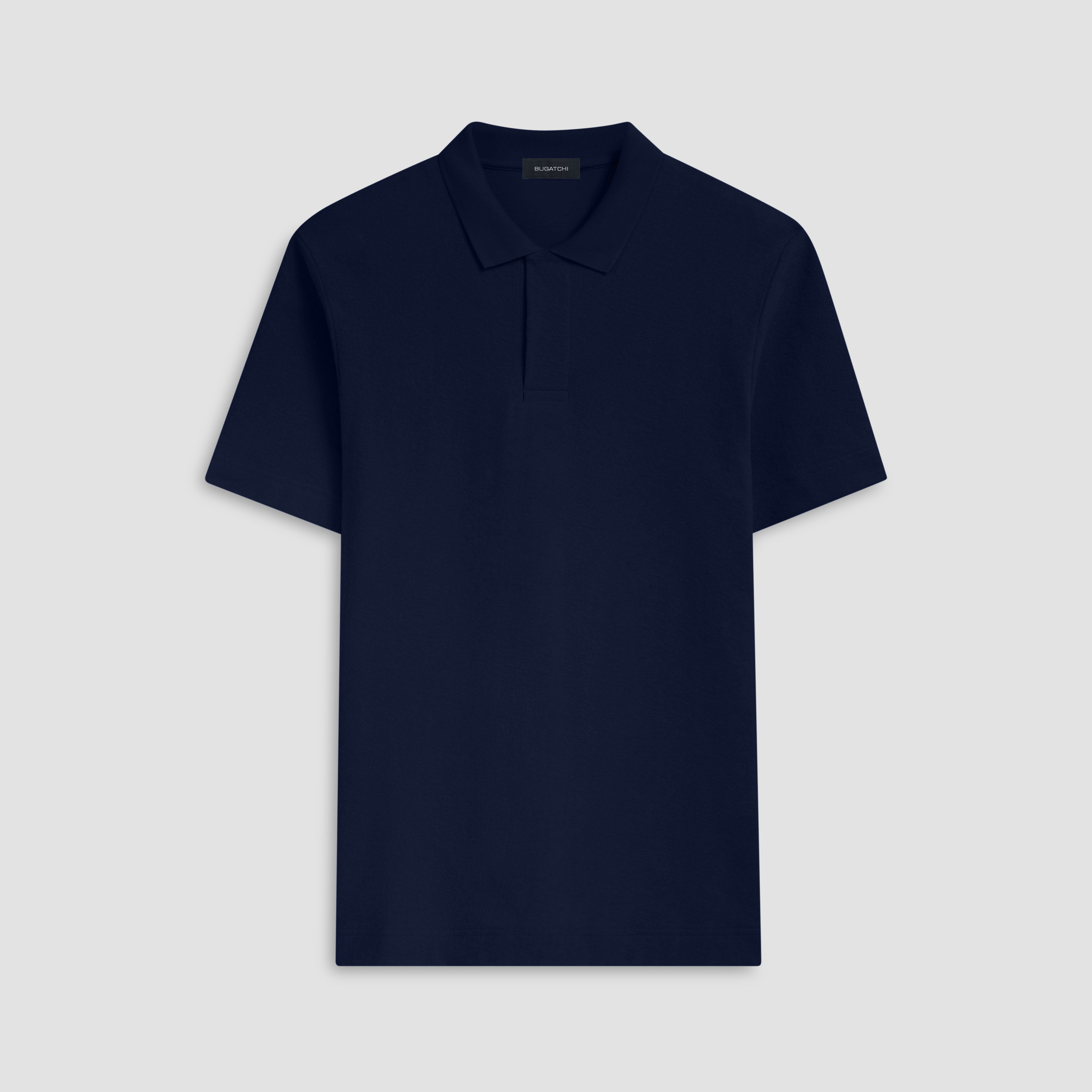 Towelling French Terry Johnny Collar Polo – BUGATCHI