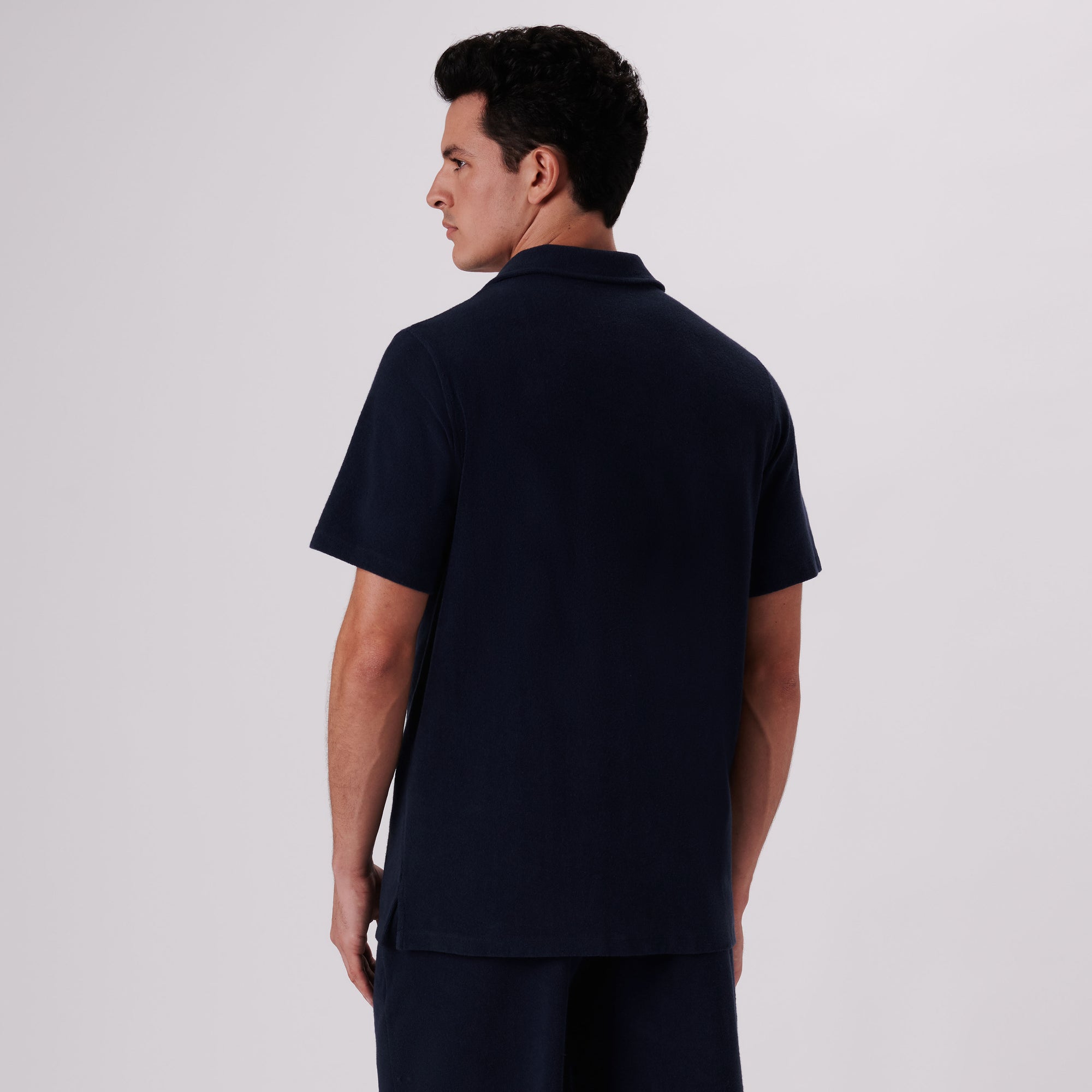 Towelling French Terry Camp Shirt