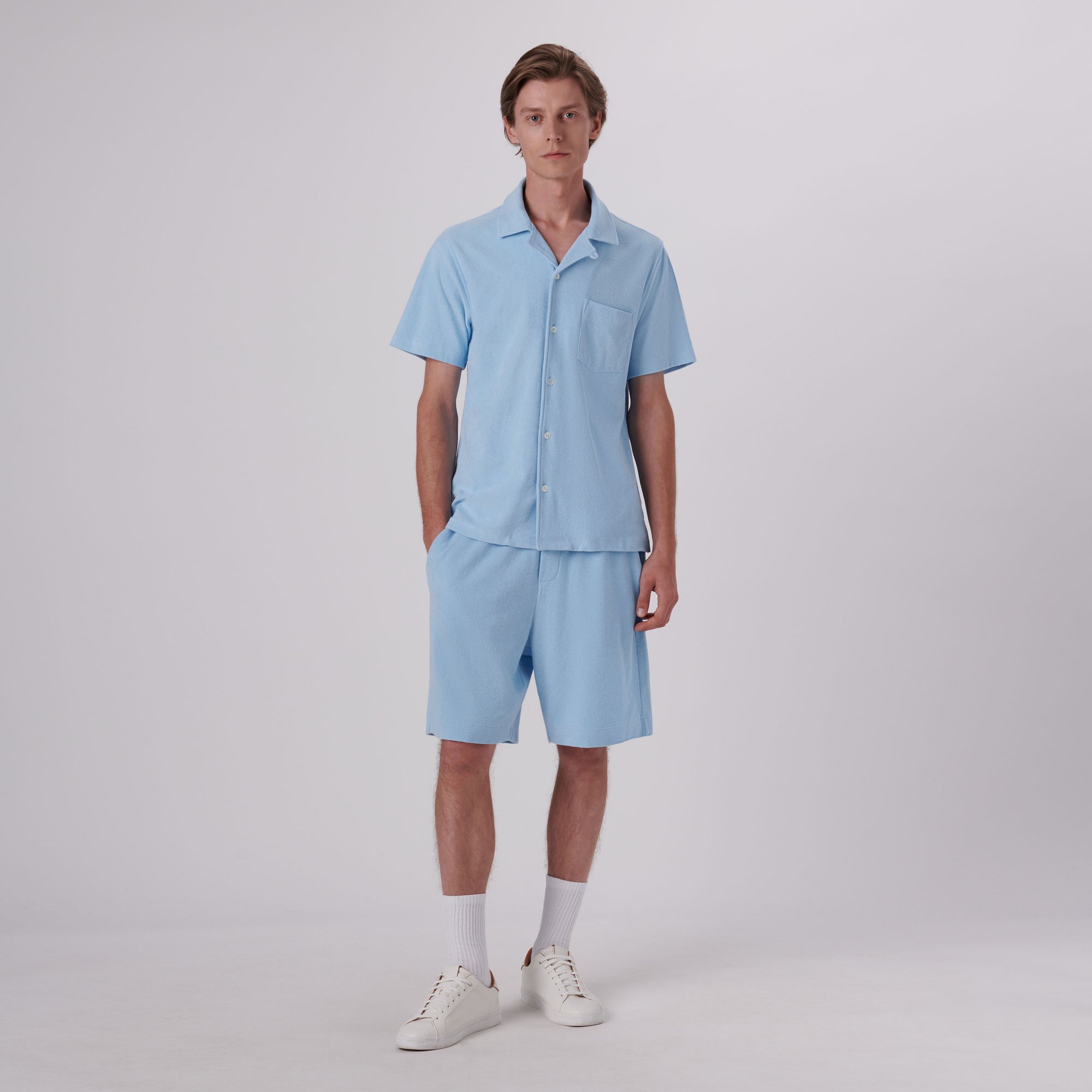 Towelling French Terry Camp Shirt