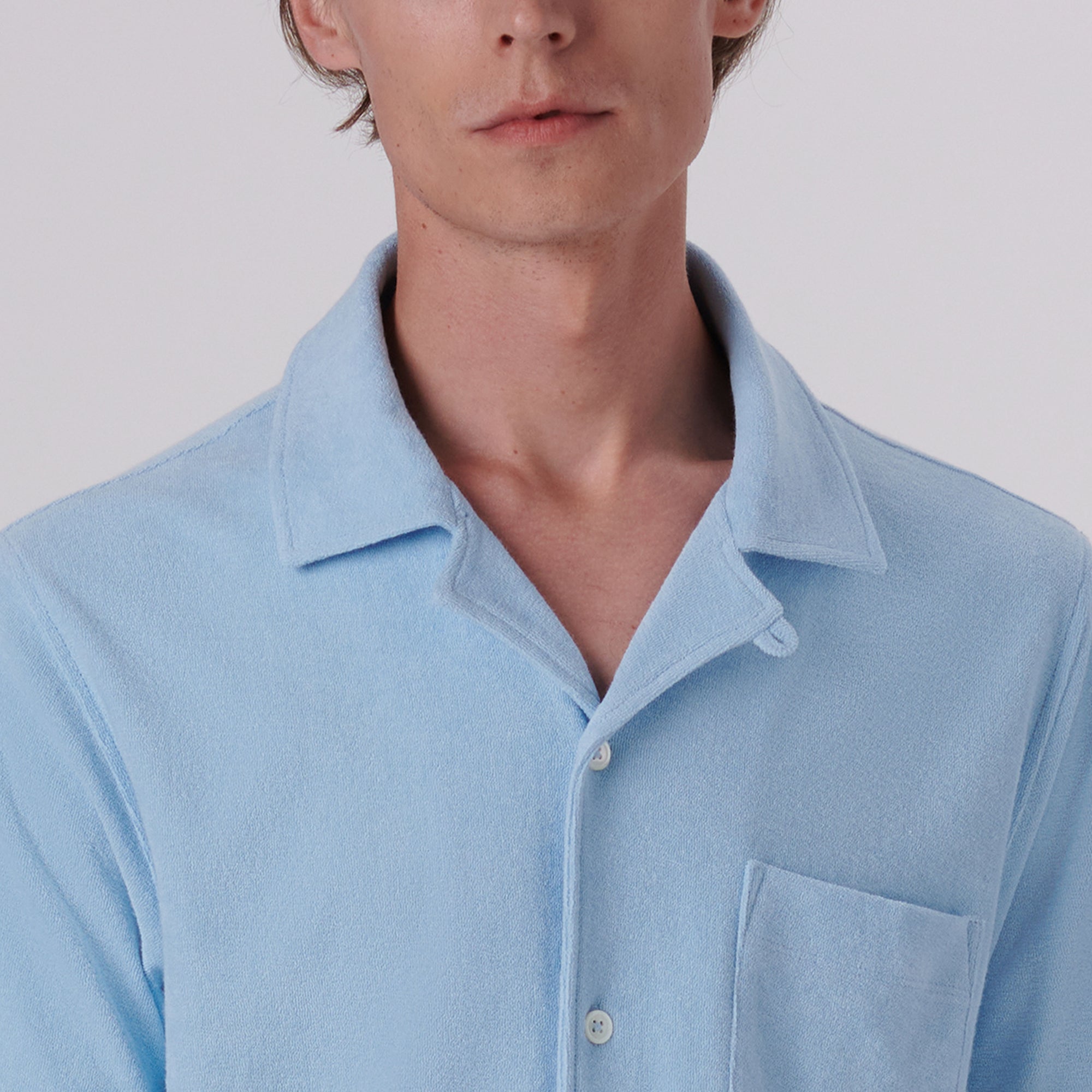 Towelling French Terry Camp Shirt