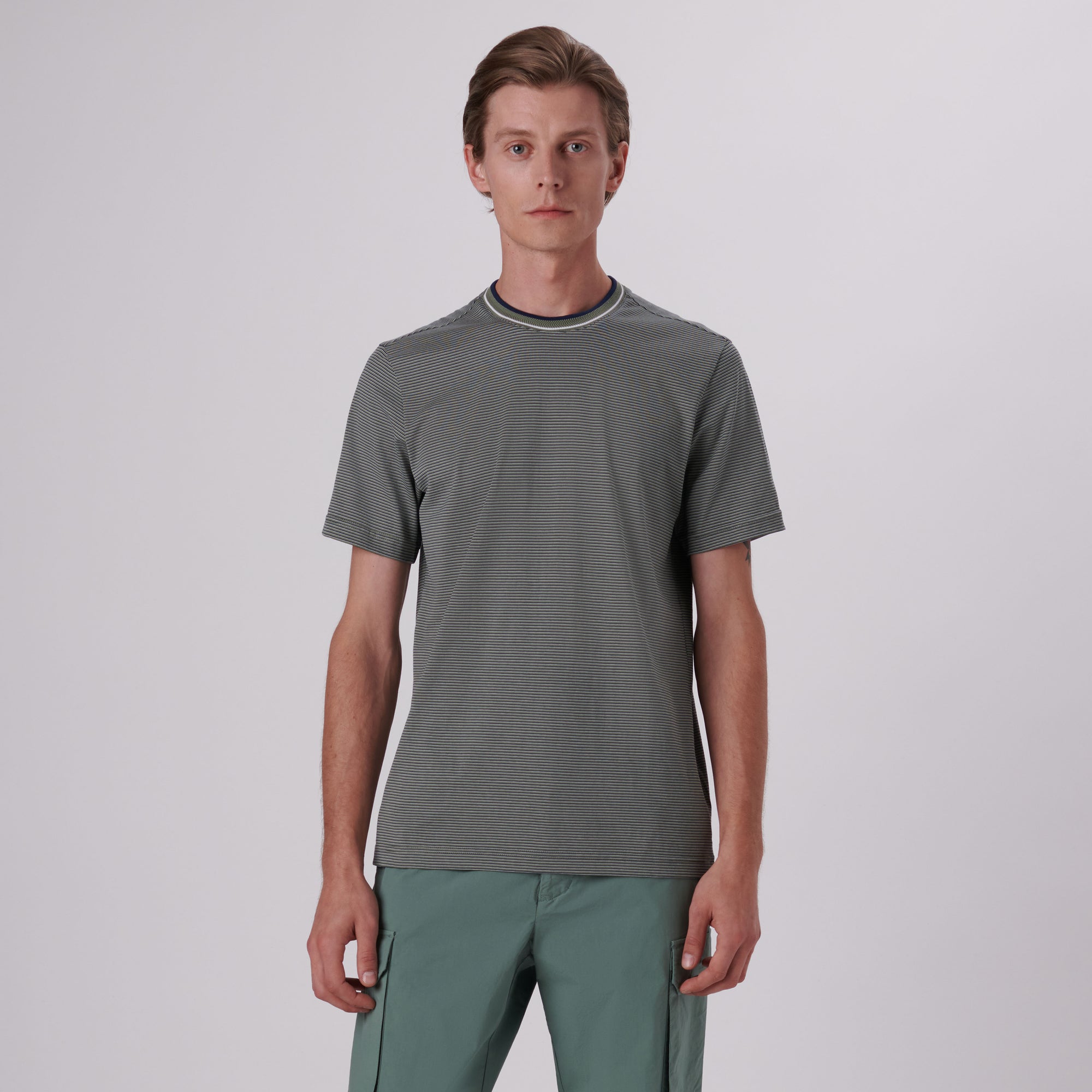 Striped Crew Neck T-Shirt