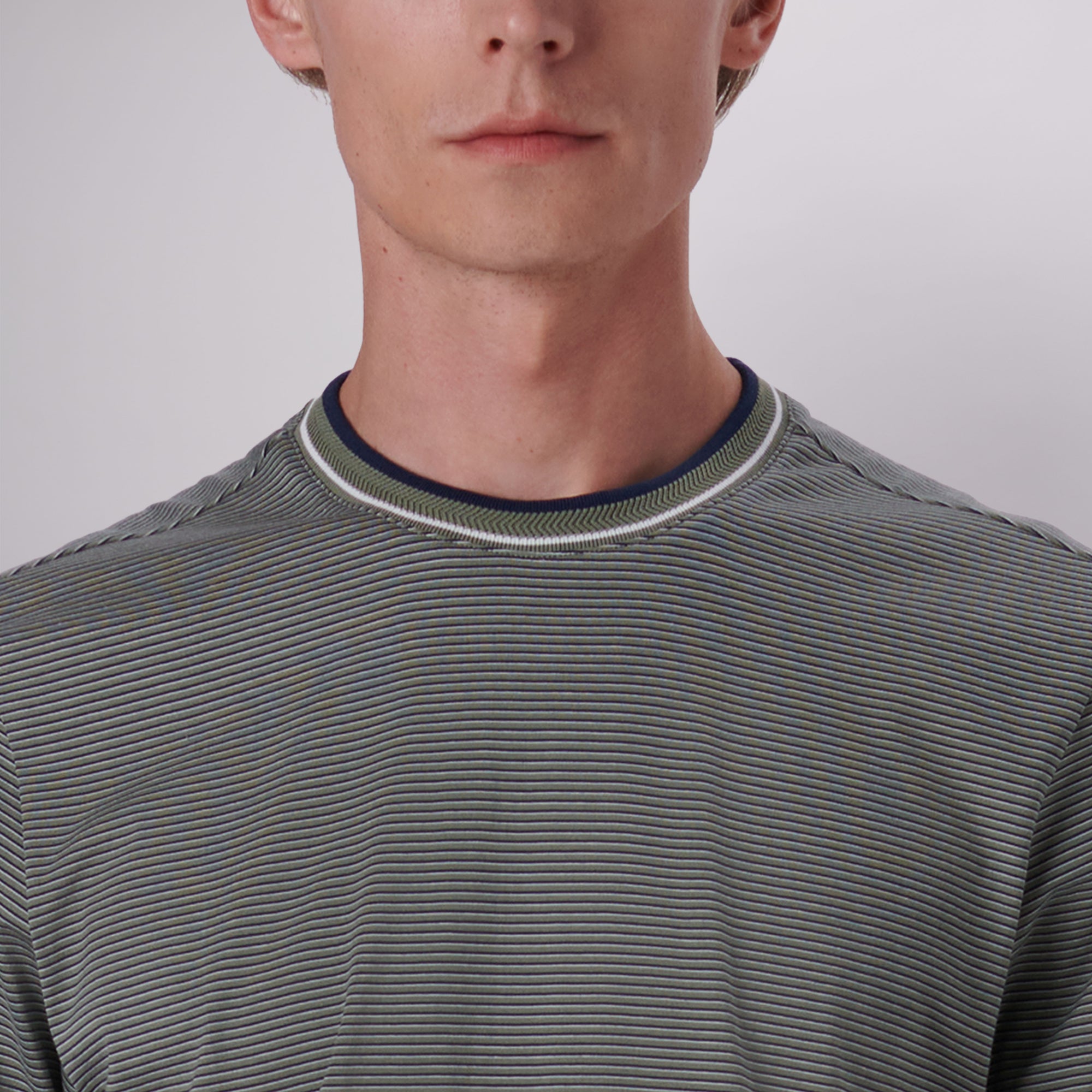 Striped Crew Neck T-Shirt