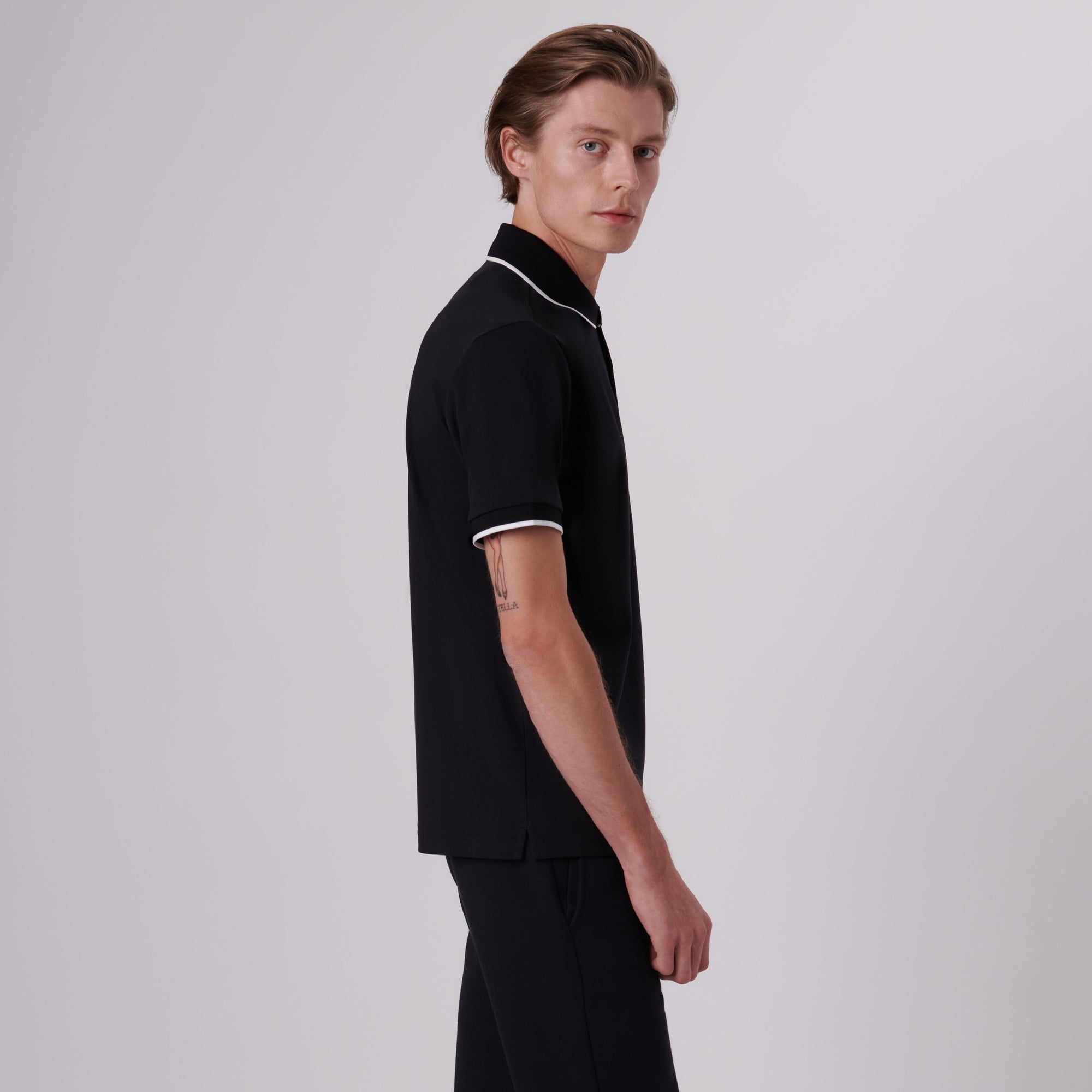 Quarter Zip Polo Shirt