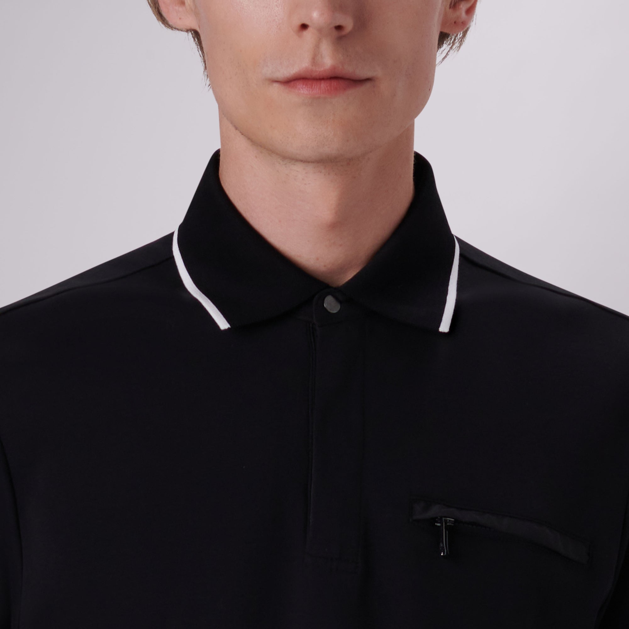 Quarter Zip Polo Shirt