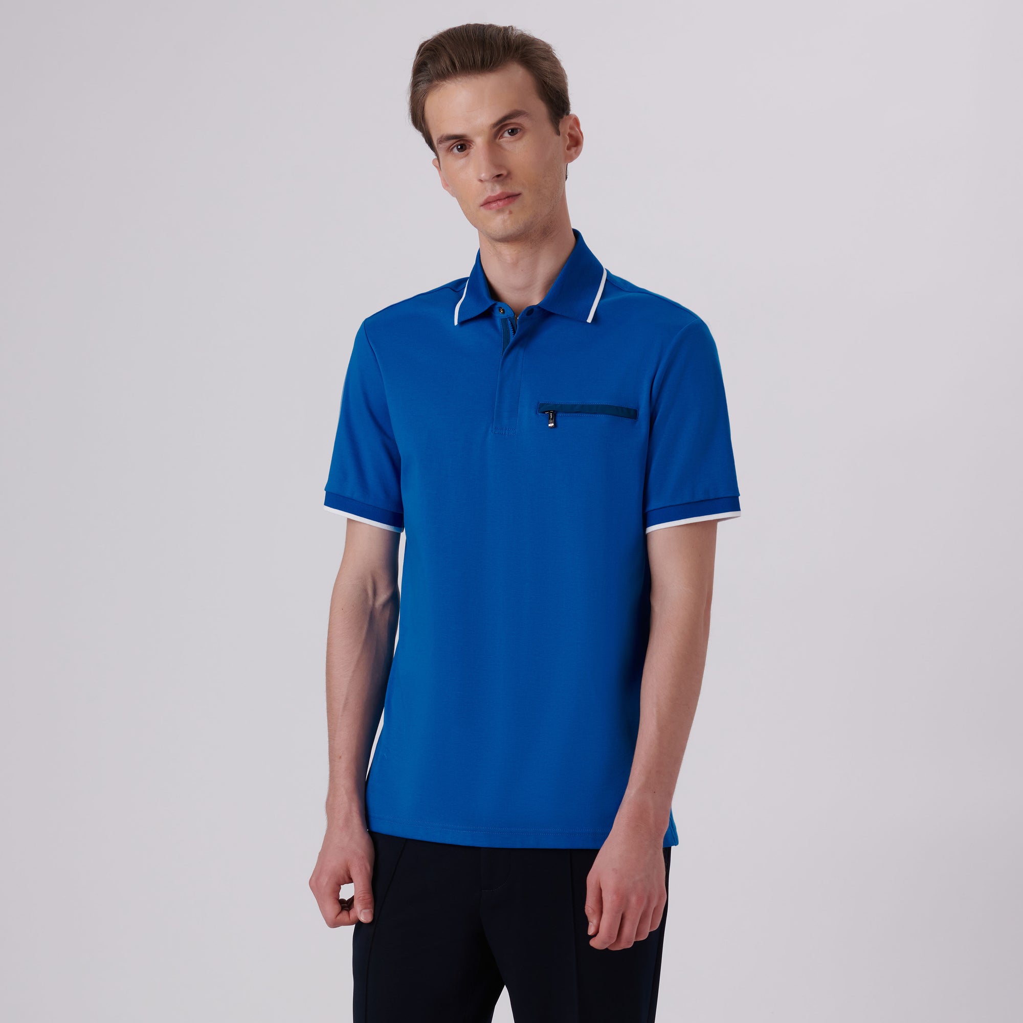 Quarter Zip Polo Shirt