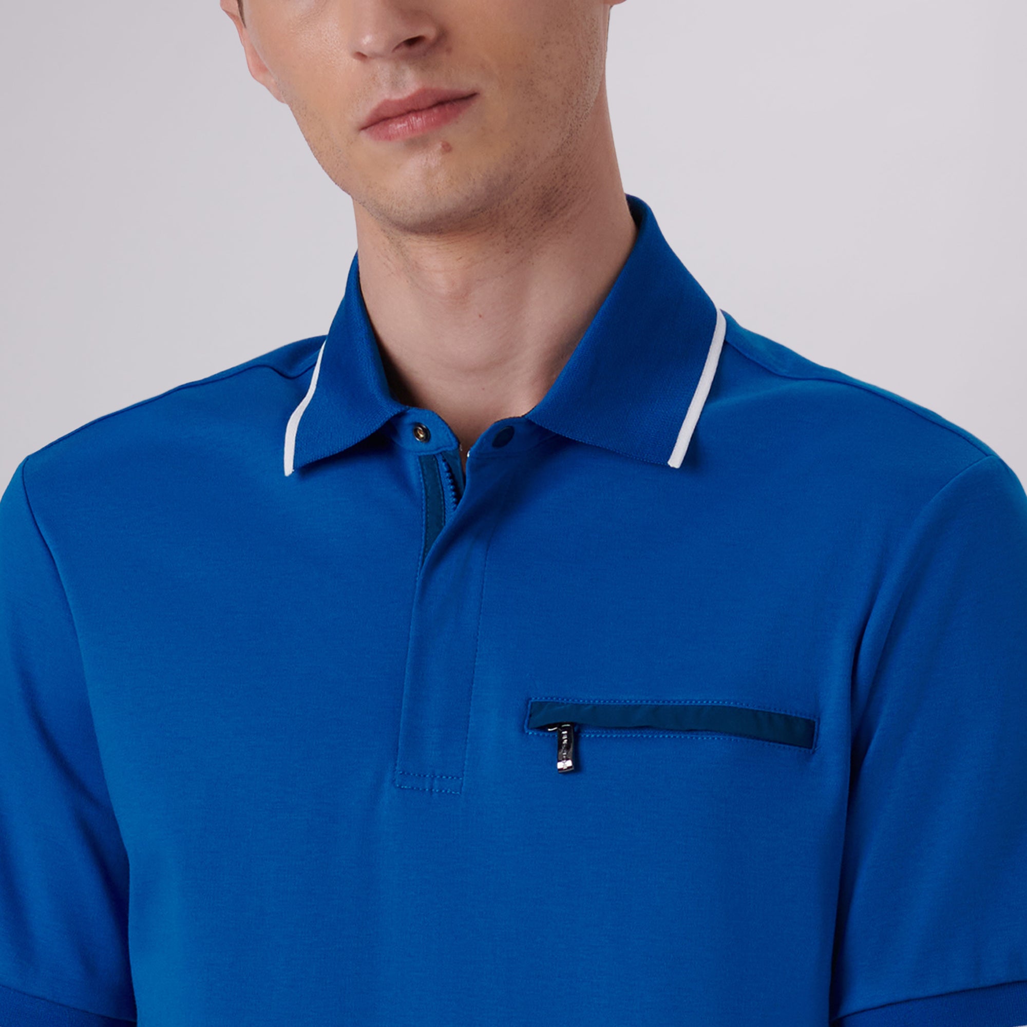 Quarter Zip Polo Shirt