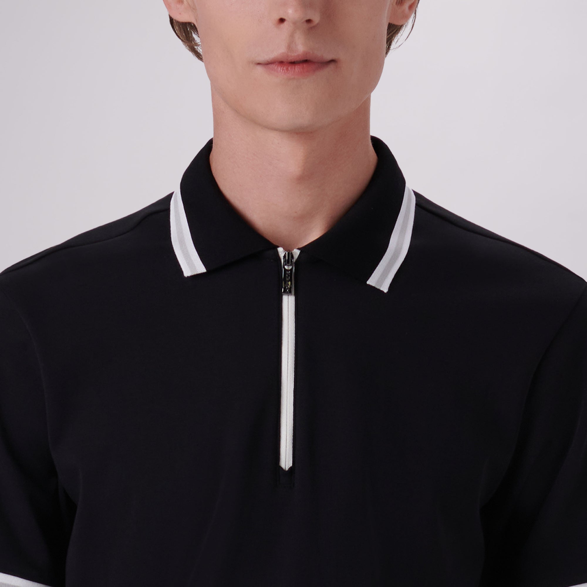 Quarter Zip Polo Shirt