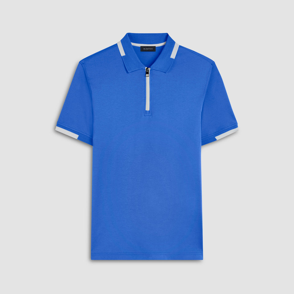 BUGATCHI ポロシャツ M Quarter Zip Polo Shirt – BUGATCHI