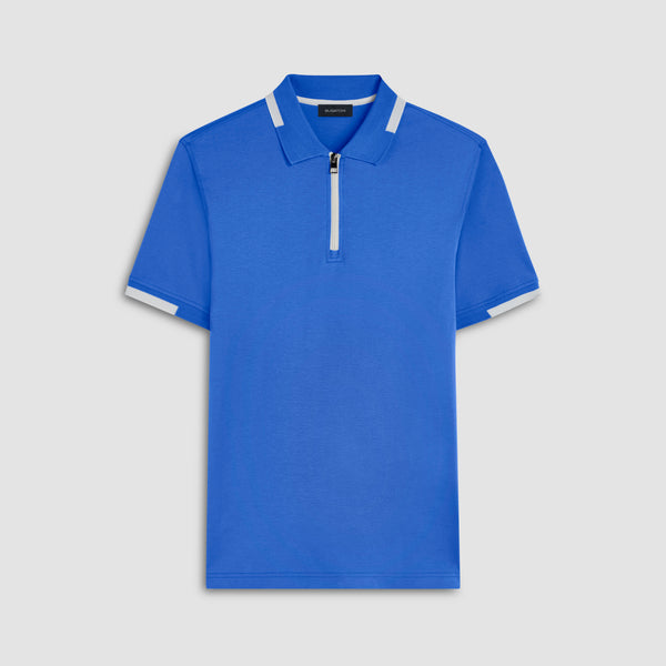 BUGATCHI ポロシャツ M Quarter Zip Polo Shirt – BUGATCHI