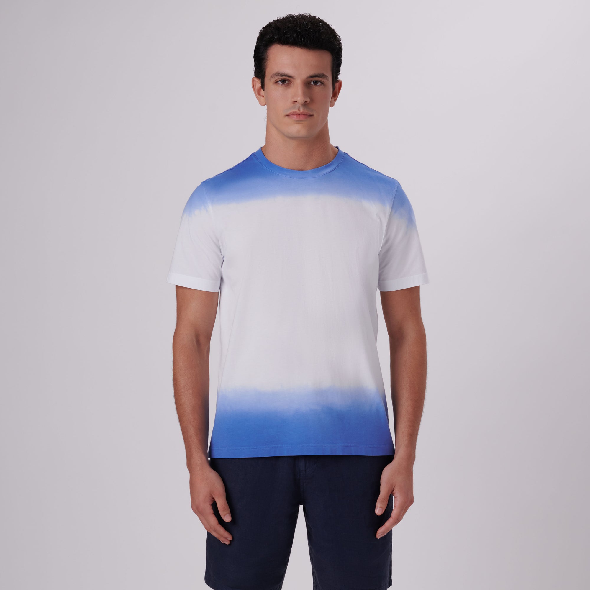 Gradient Print Crew Neck T-Shirt