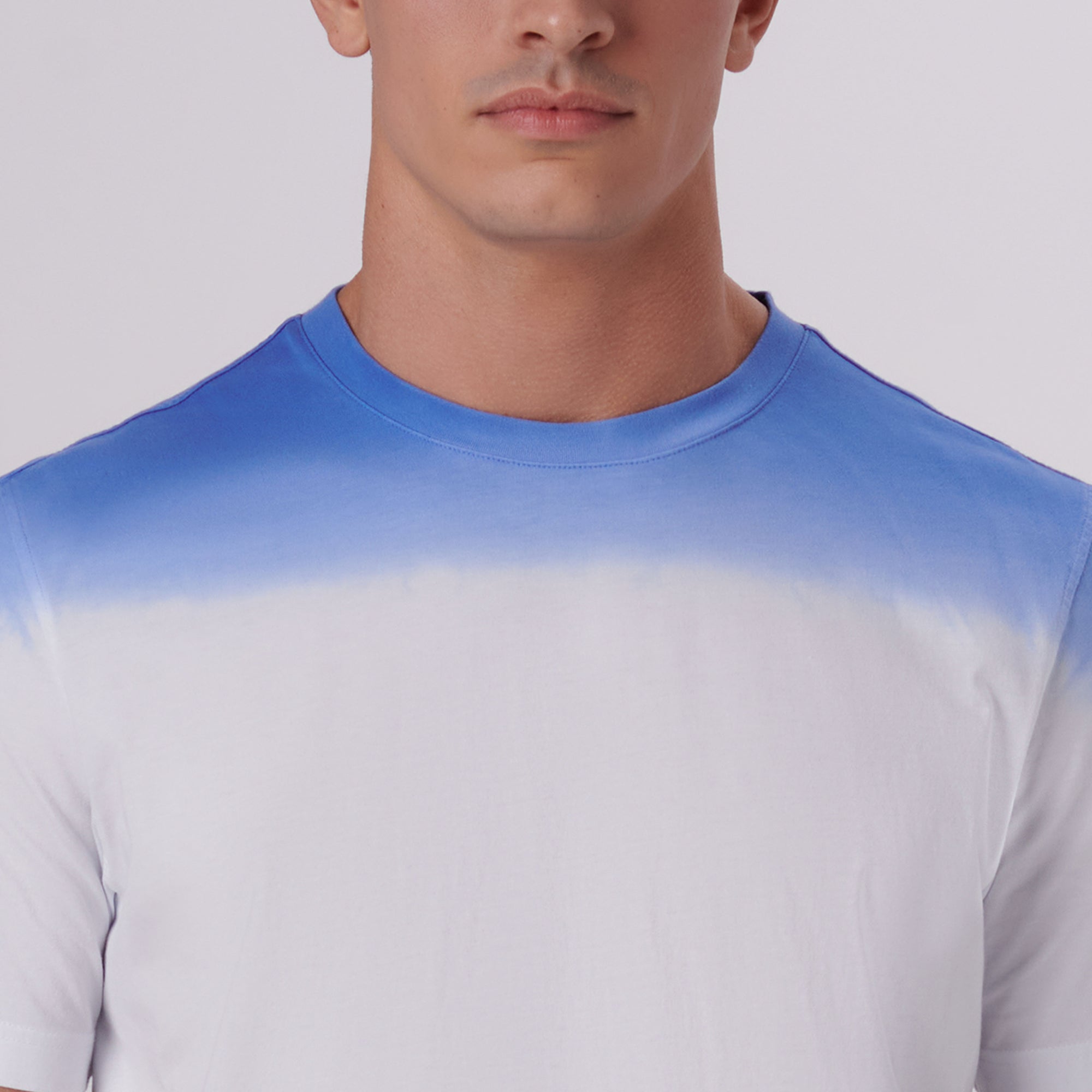 Gradient Print Crew Neck T-Shirt