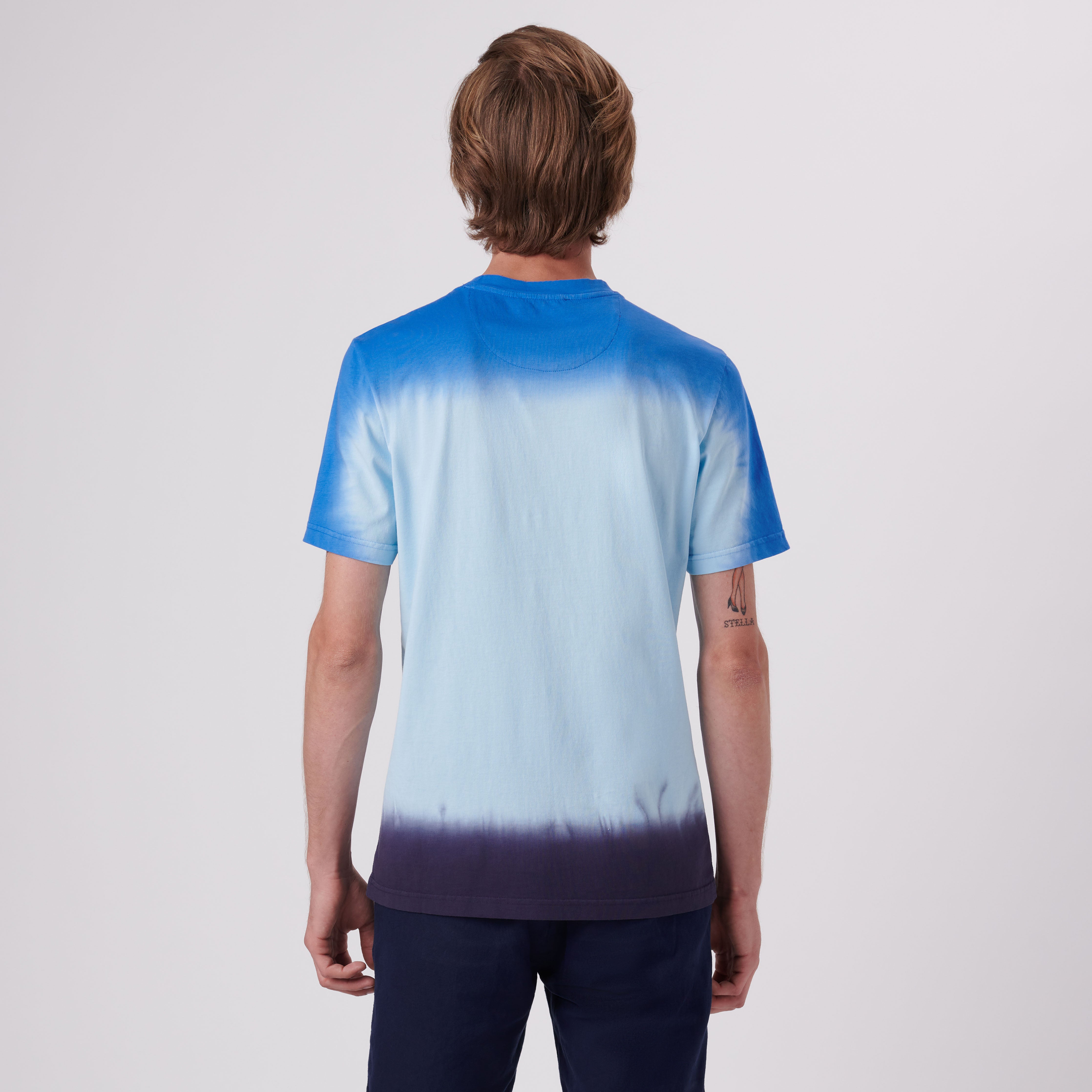– T-Shirt Gradient Print Crew Neck BUGATCHI
