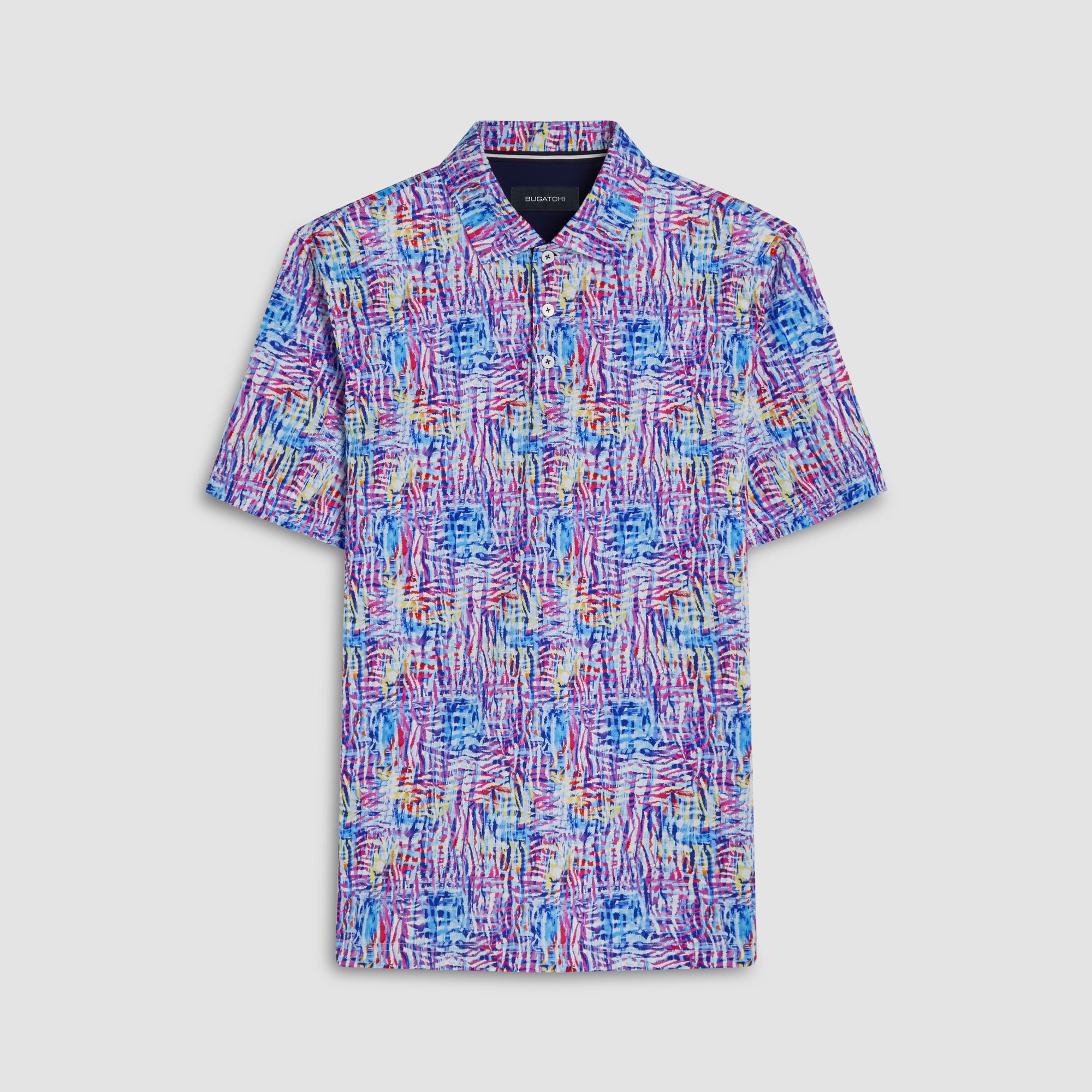 Hendrix Abstract Print Polo Shirt