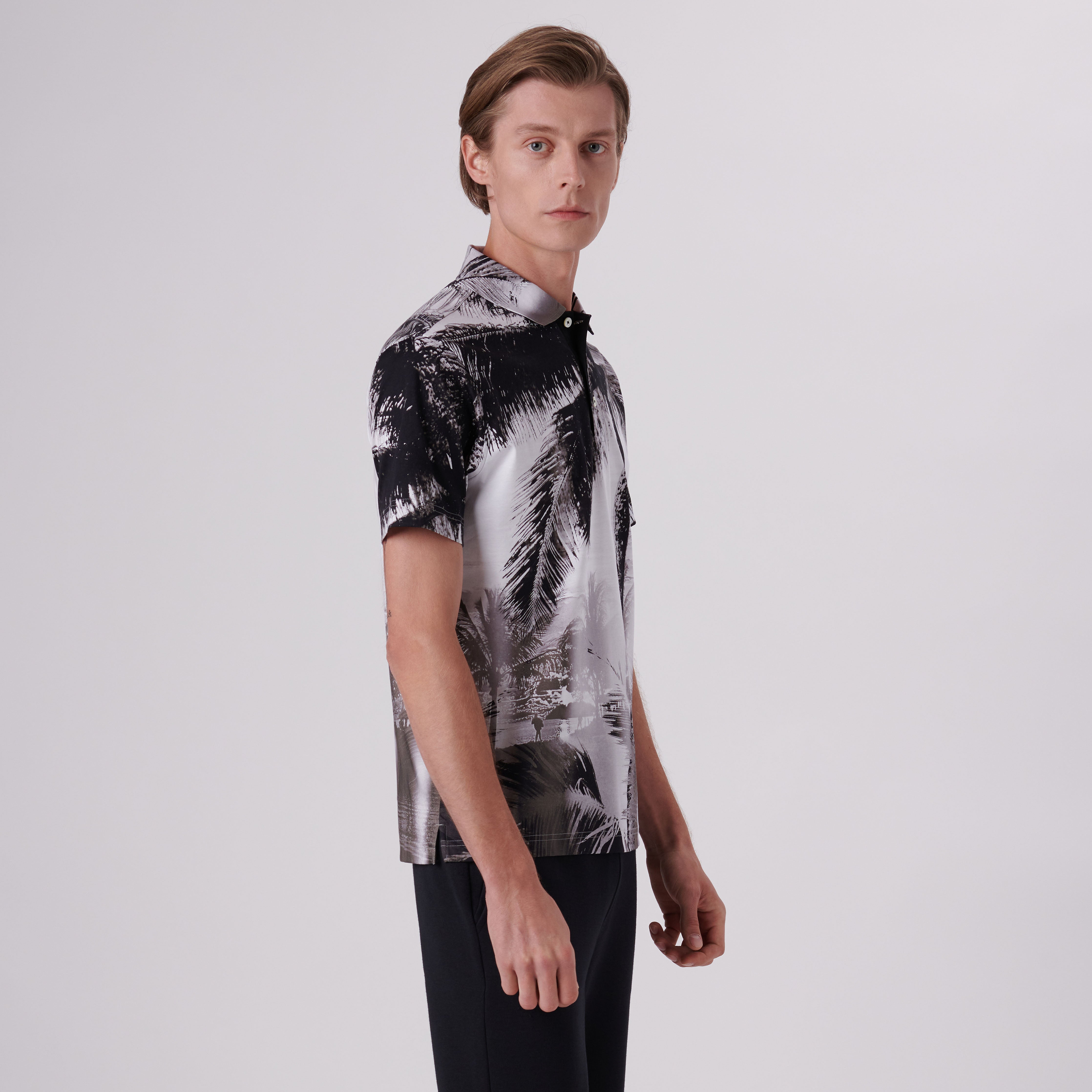 Hendrix Palm Tree Polo Shirt – BUGATCHI