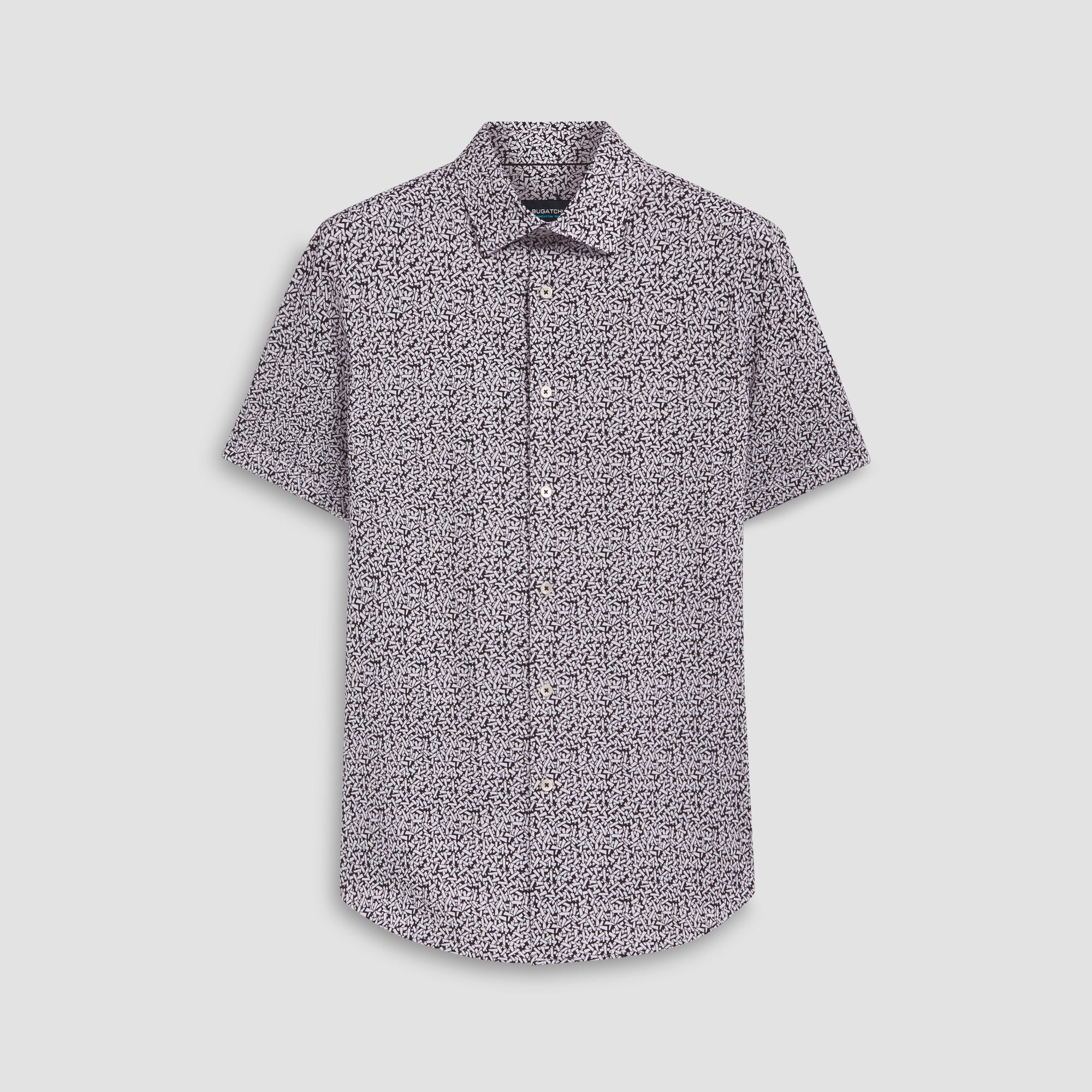 Miles Abstract Print OoohCotton Short Sleeve Shirt