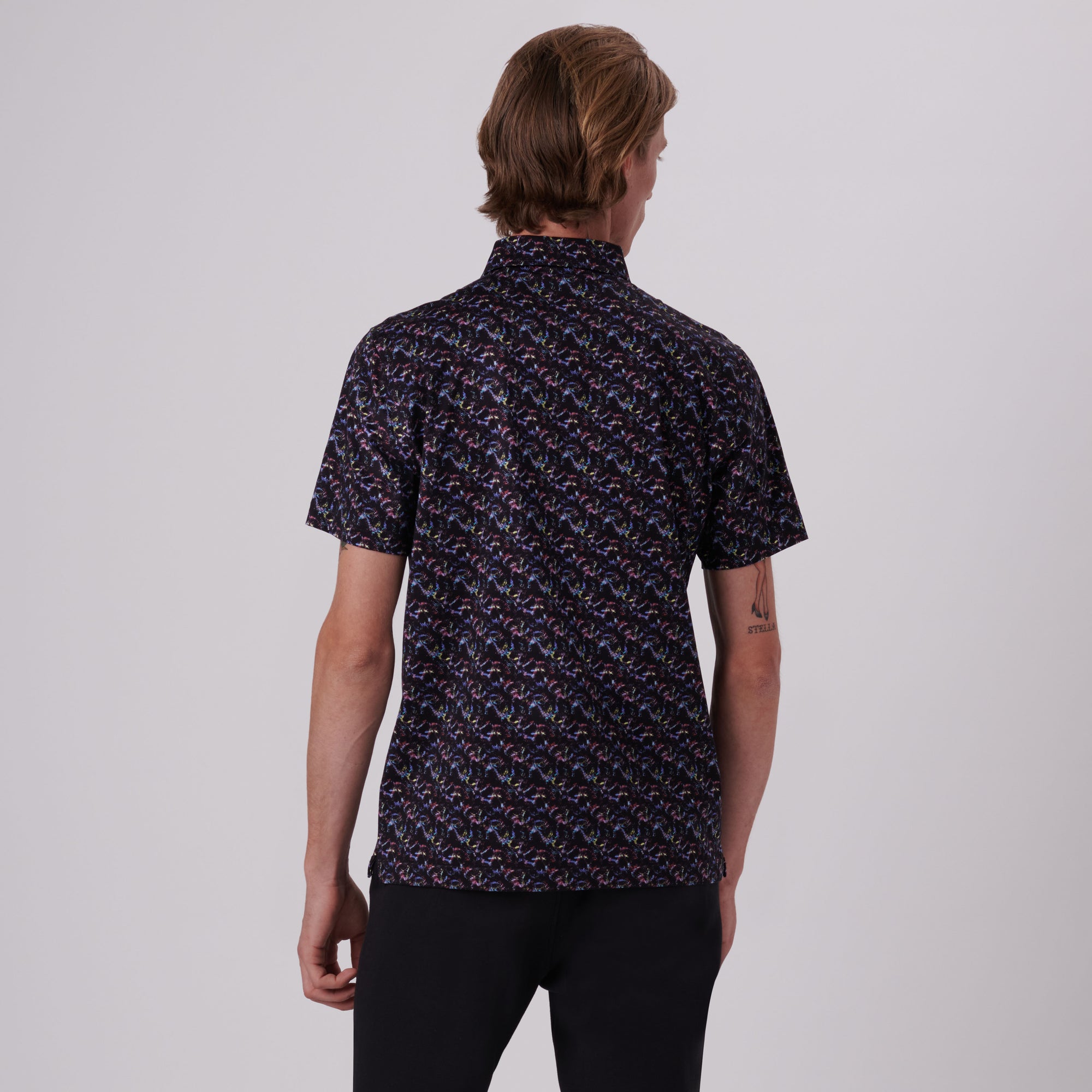 Victor Abstract Print OoohCotton Polo