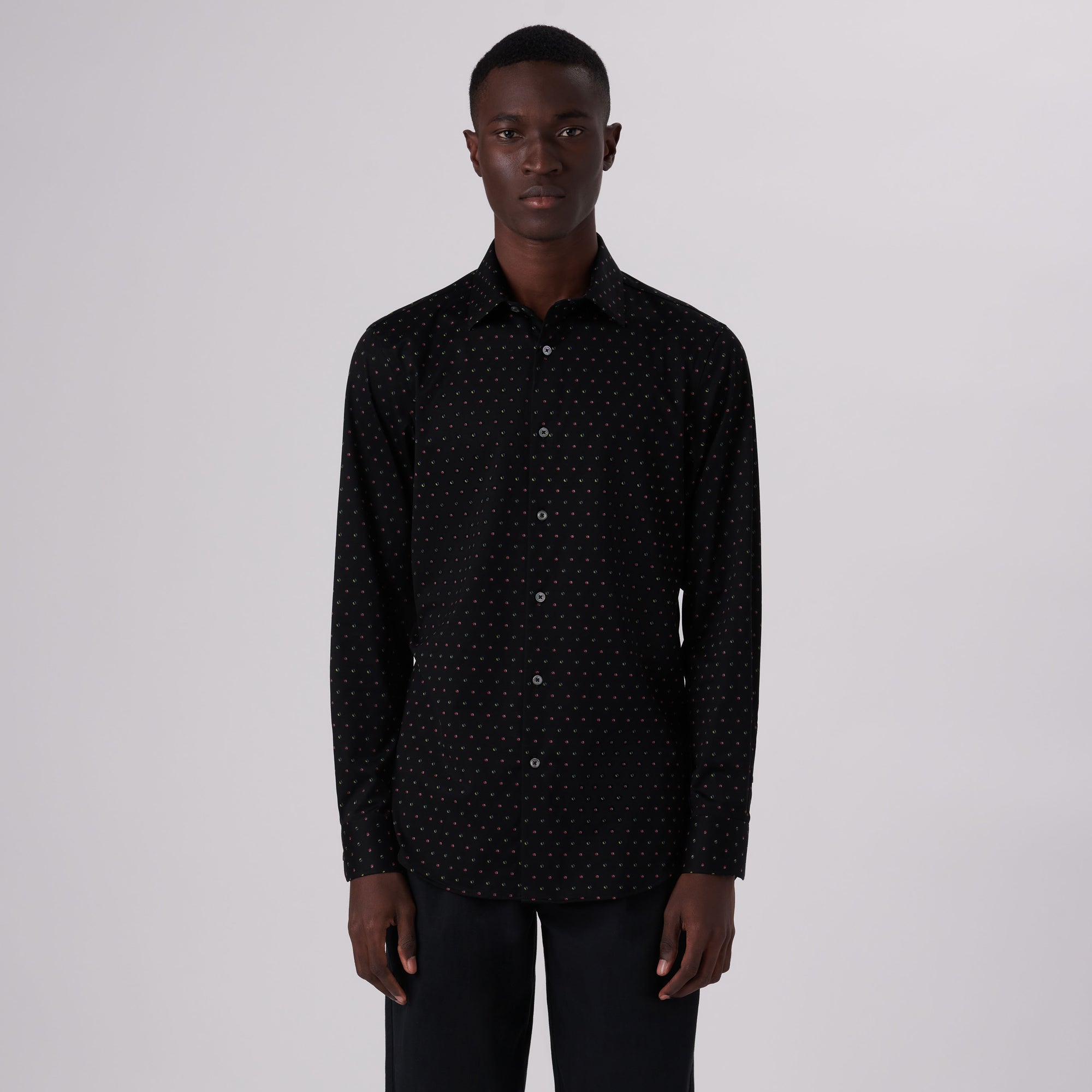 James Abstract Print OoohCotton Shirt
