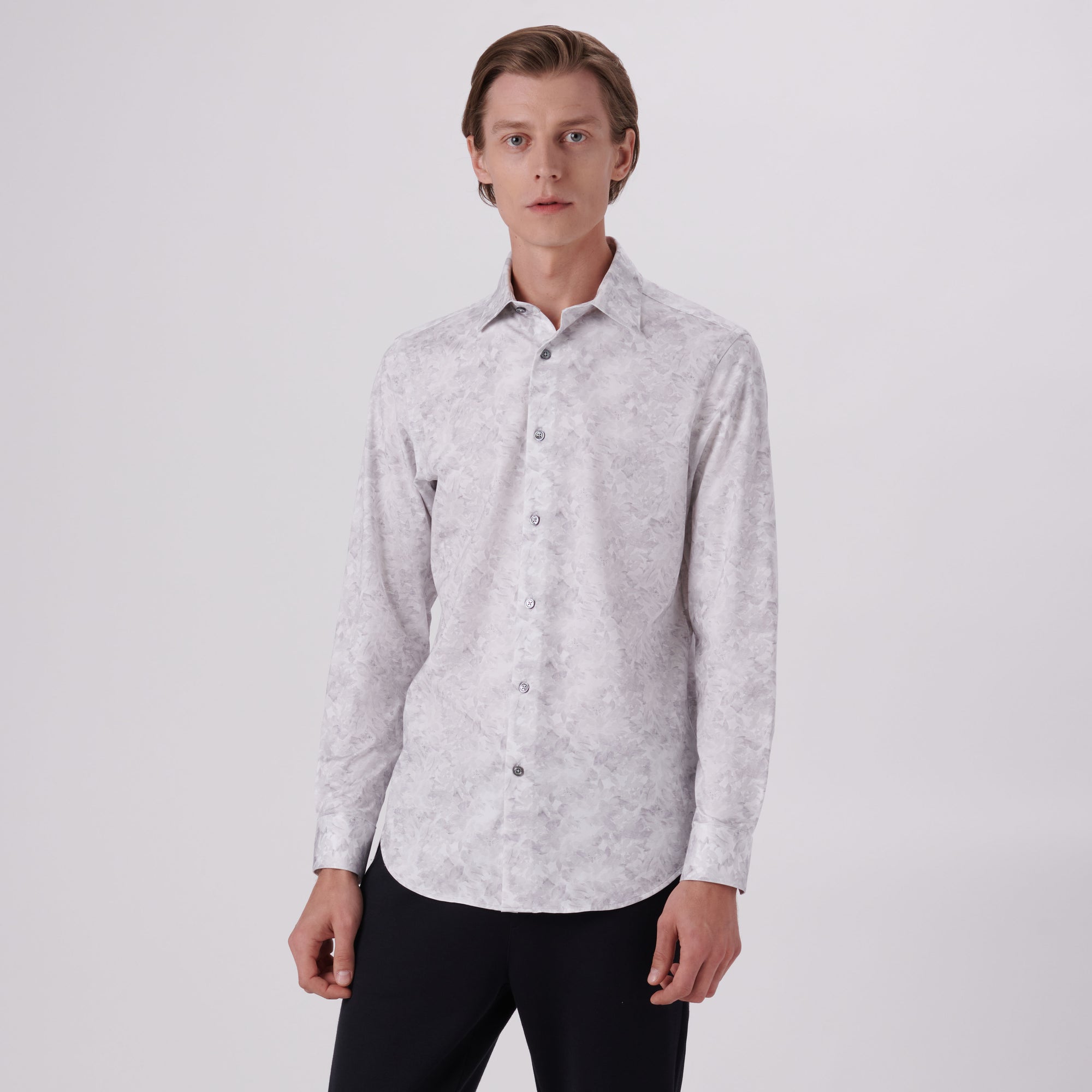 James Leaf Print OoohCotton Shirt
